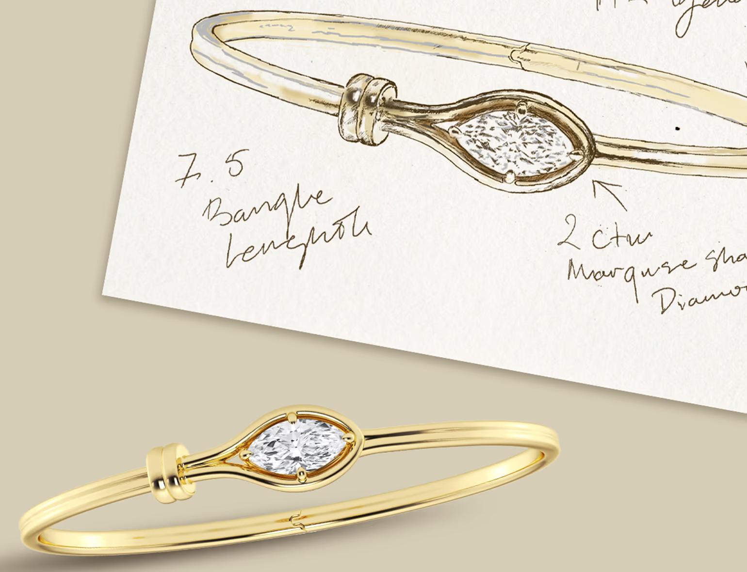 Custom lab grown diamond jewelry mobile banner