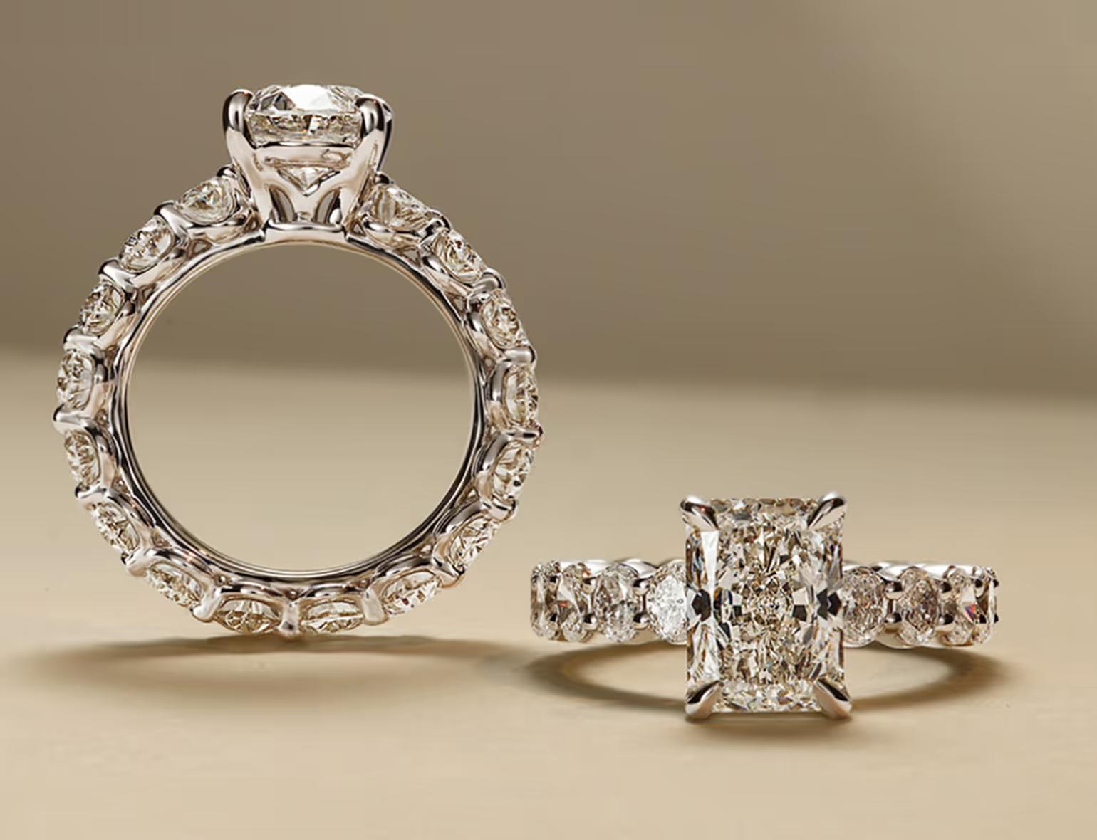 Custom lab grown diamond jewelry mobile banner