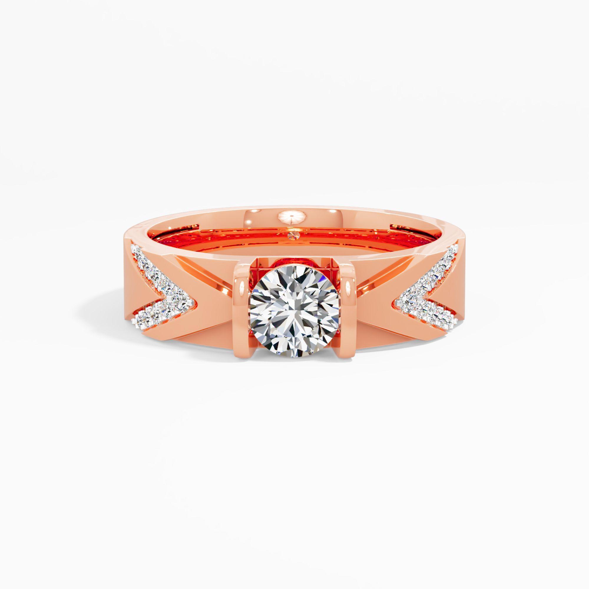 Nova Arc Solitaire Ring