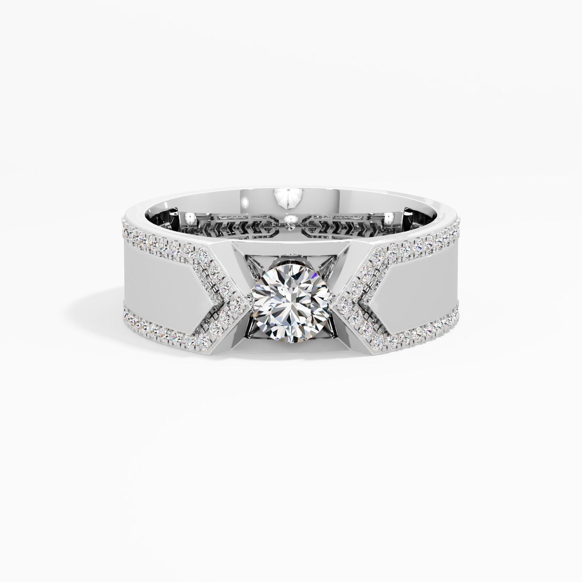 The Crossroads Diamond Solitaire Ring