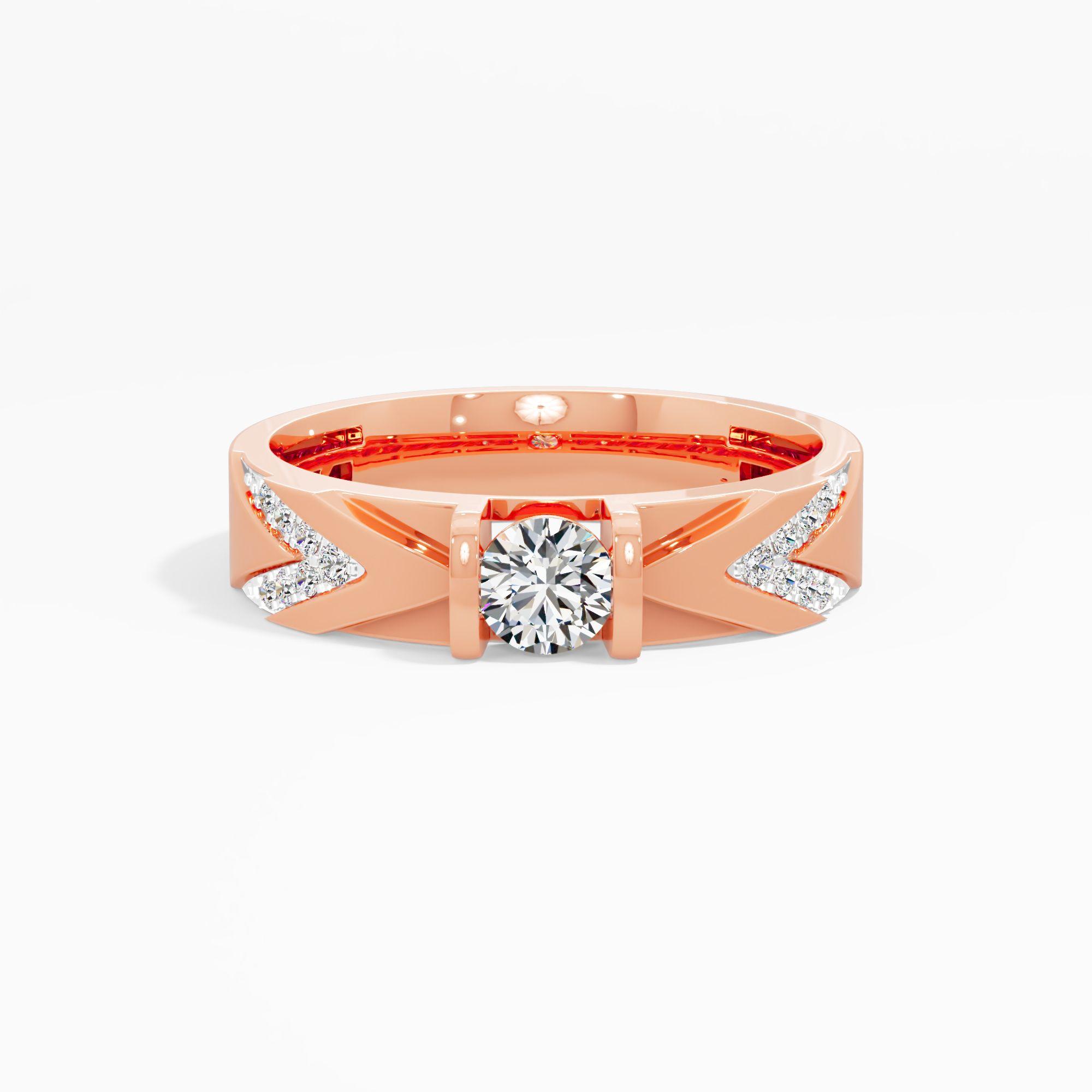 The Cadence Solitaire Diamond Ring