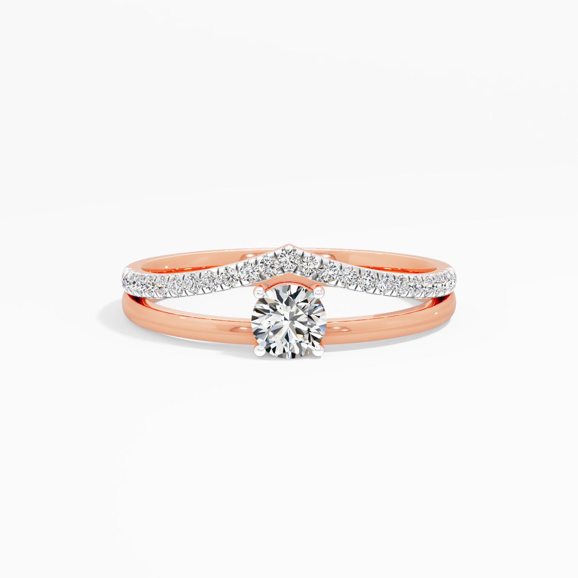The Crown Diadem Solitaire Ring