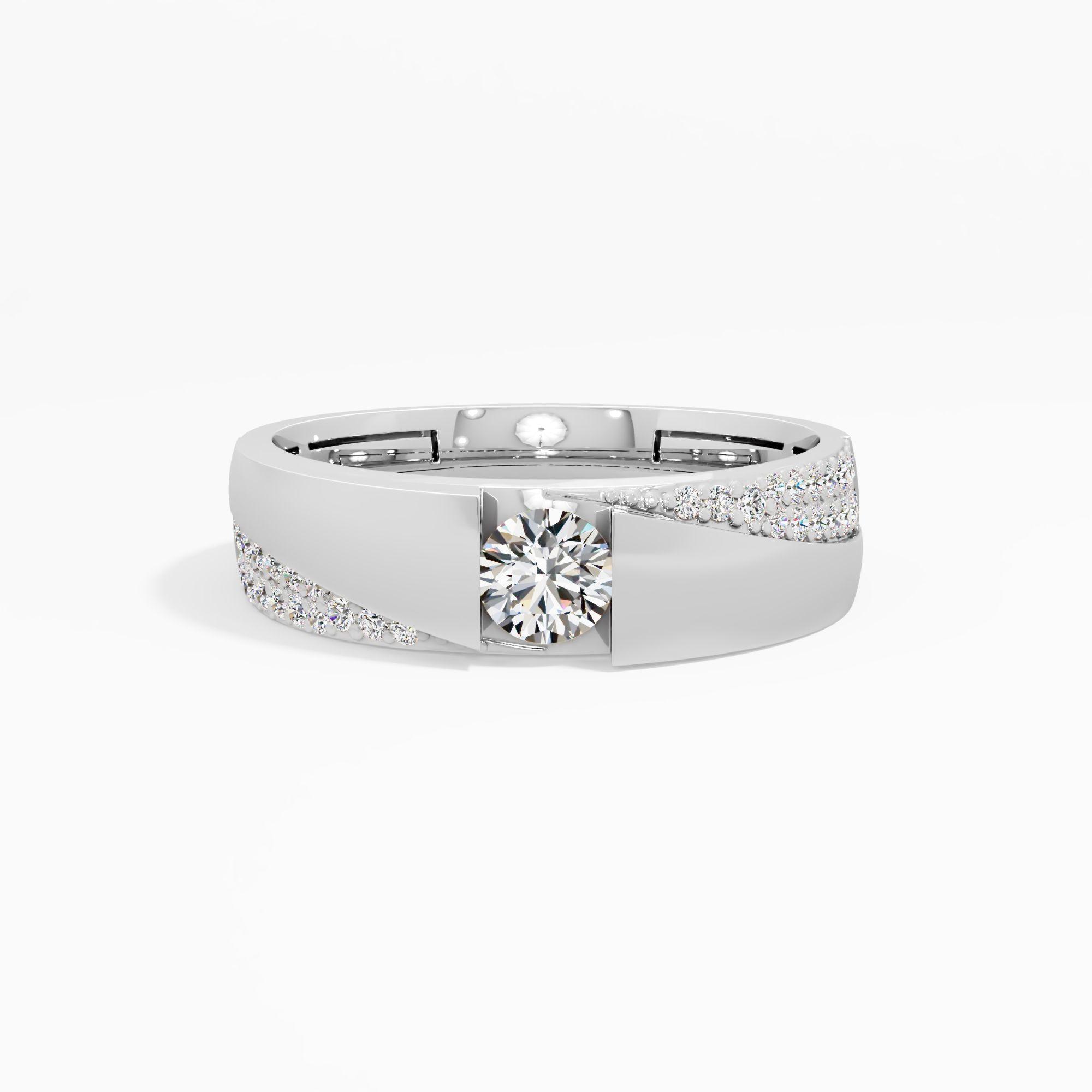 The Solstice Ray Solitaire Ring