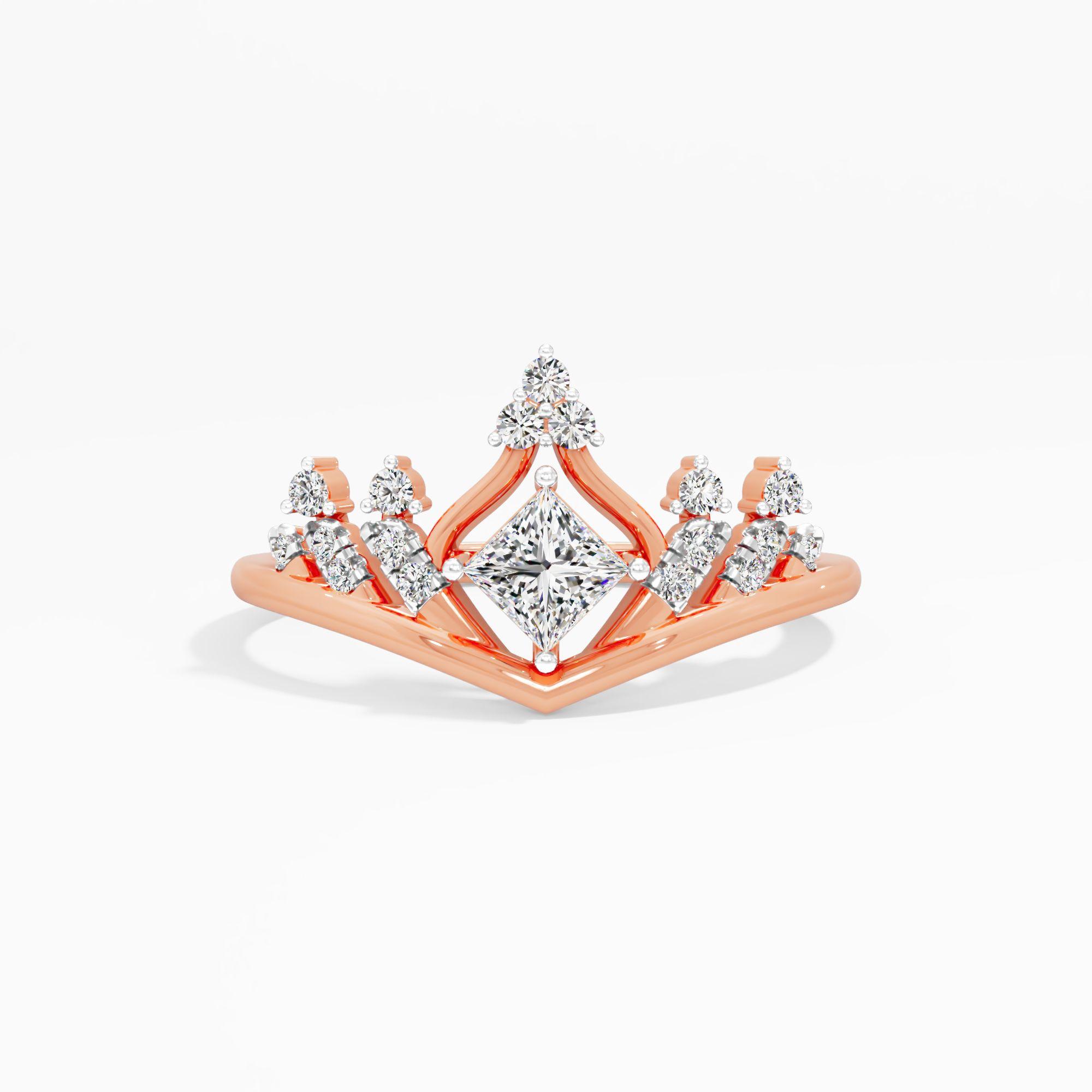 Royal Princess Crown Vanki Ring