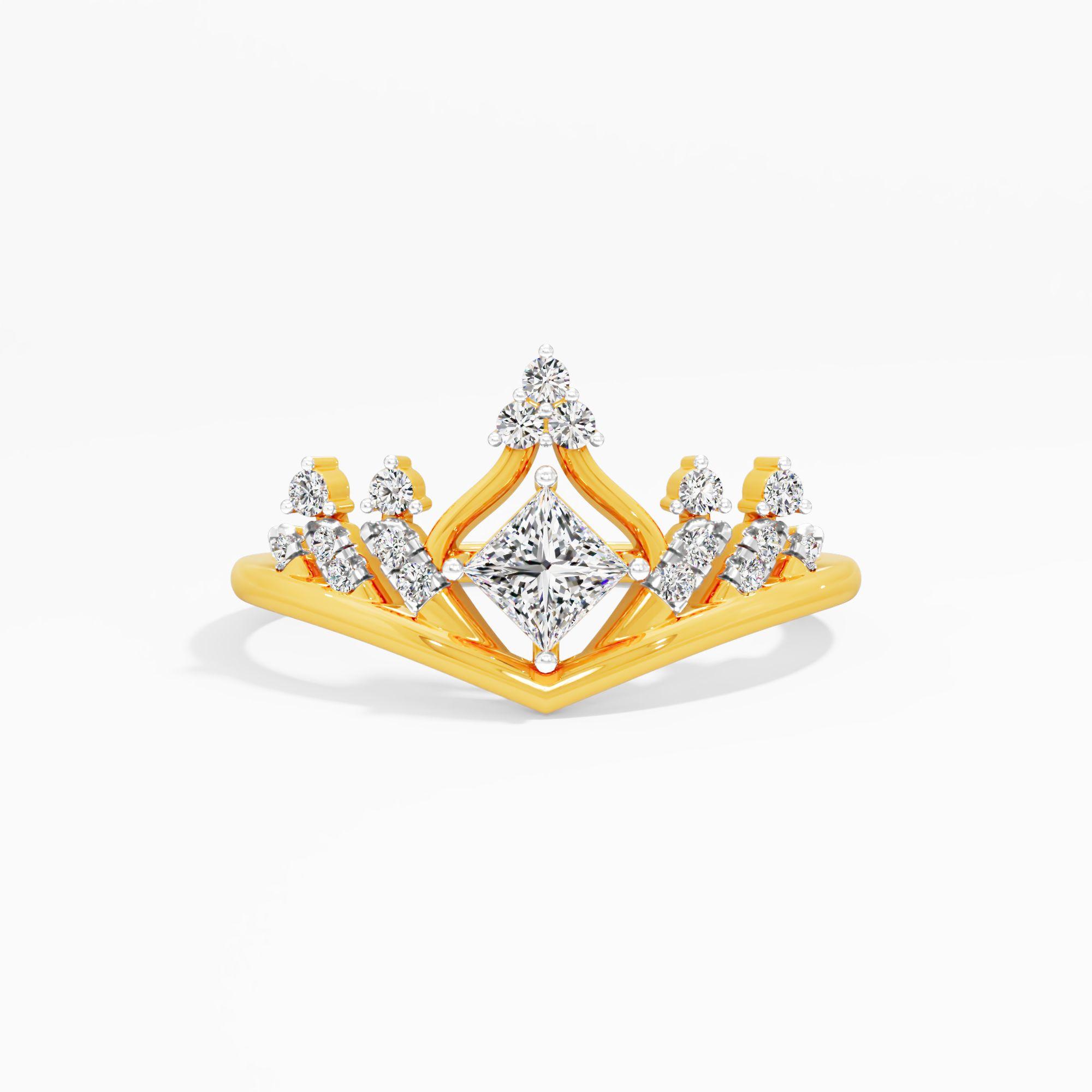 Royal Princess Crown Vanki Ring