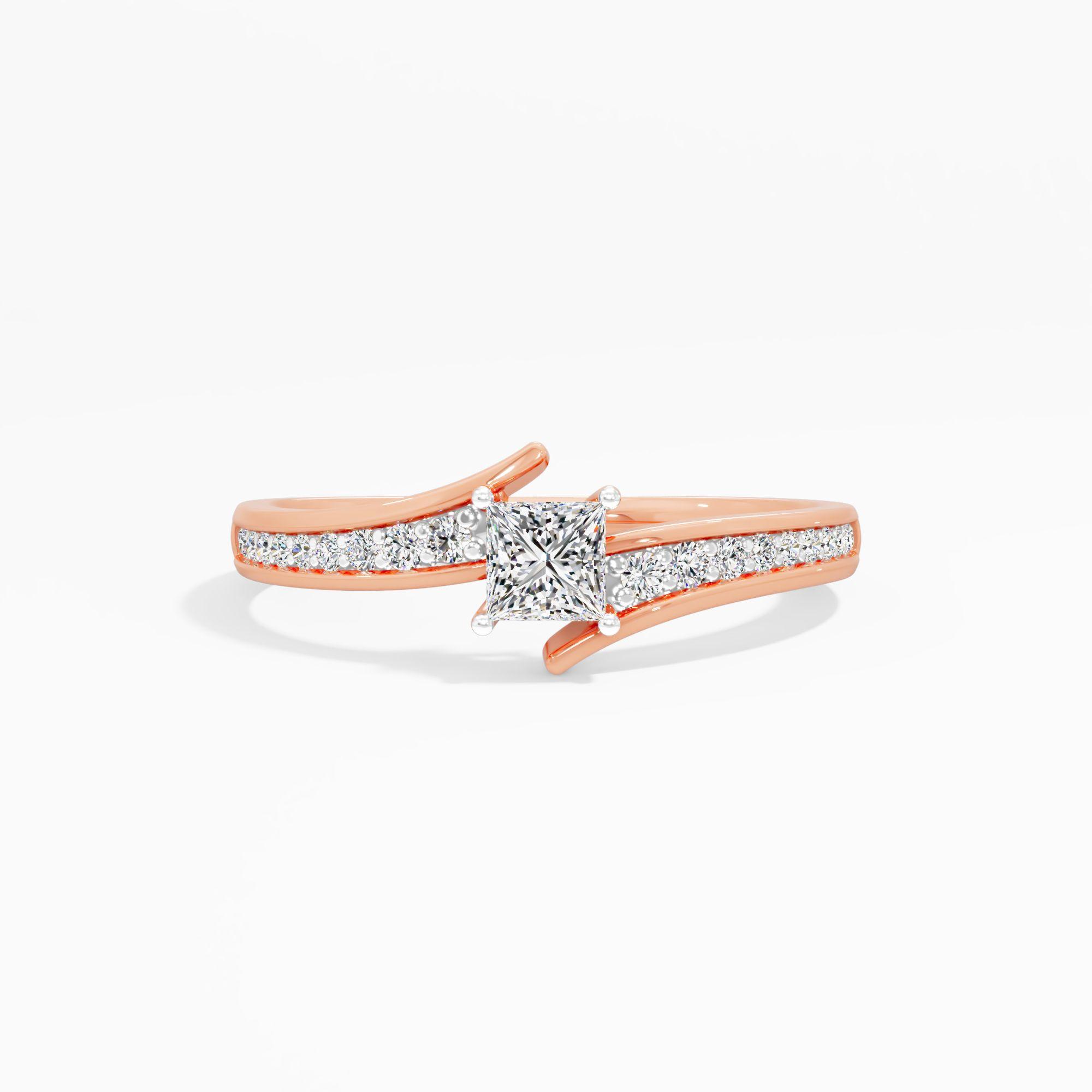 The Intertwined Journey Solitaire Ring