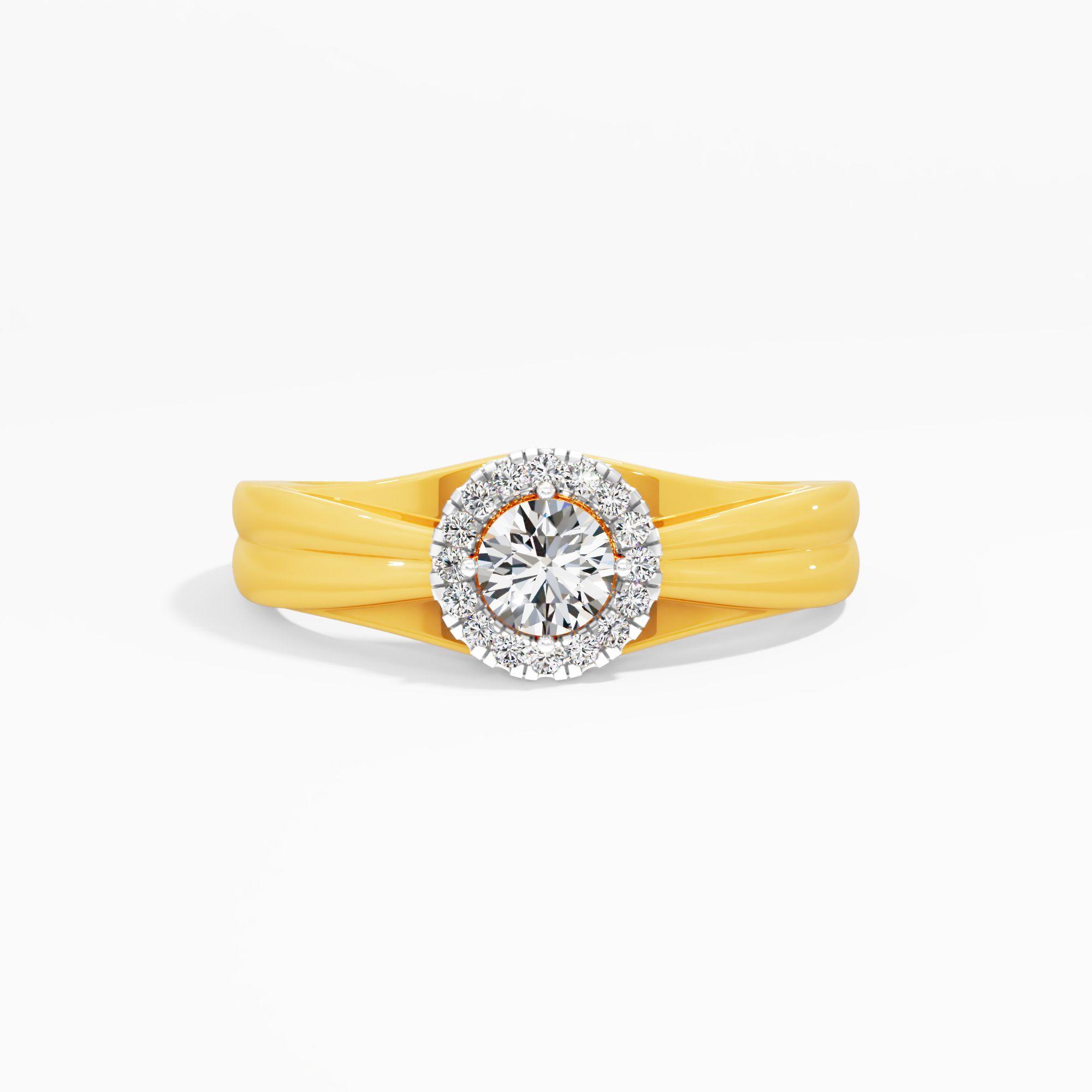 The Wellspring Halo Diamond Ring