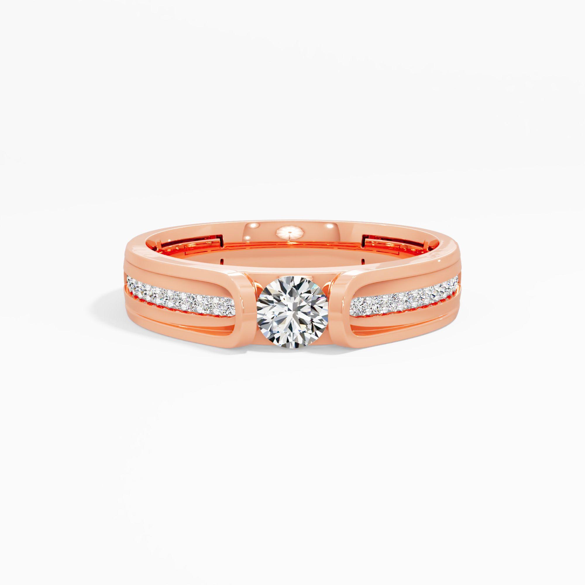 The Diamond Canyon Solitaire Ring