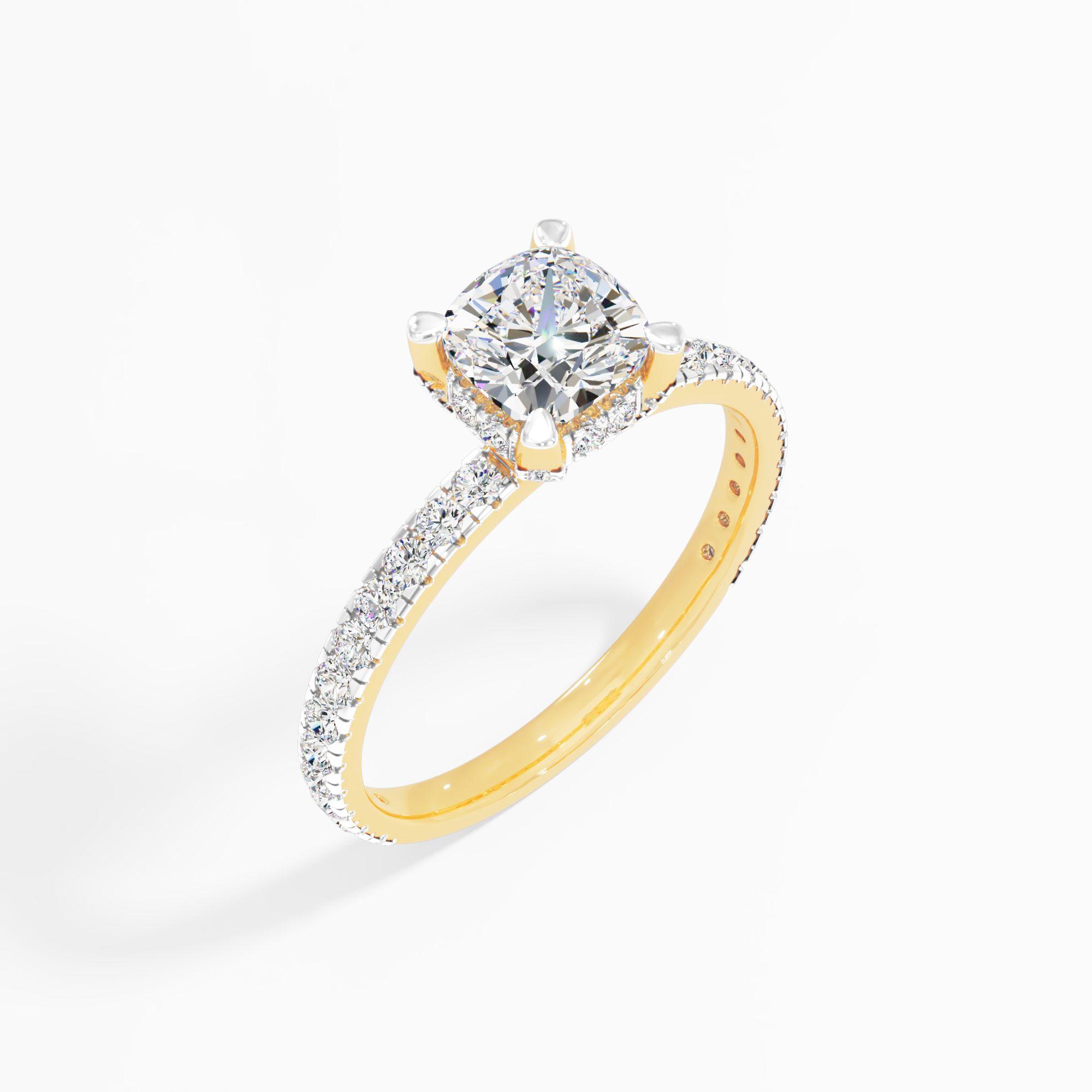 Pastel Lure Solitaire Engagement Ring