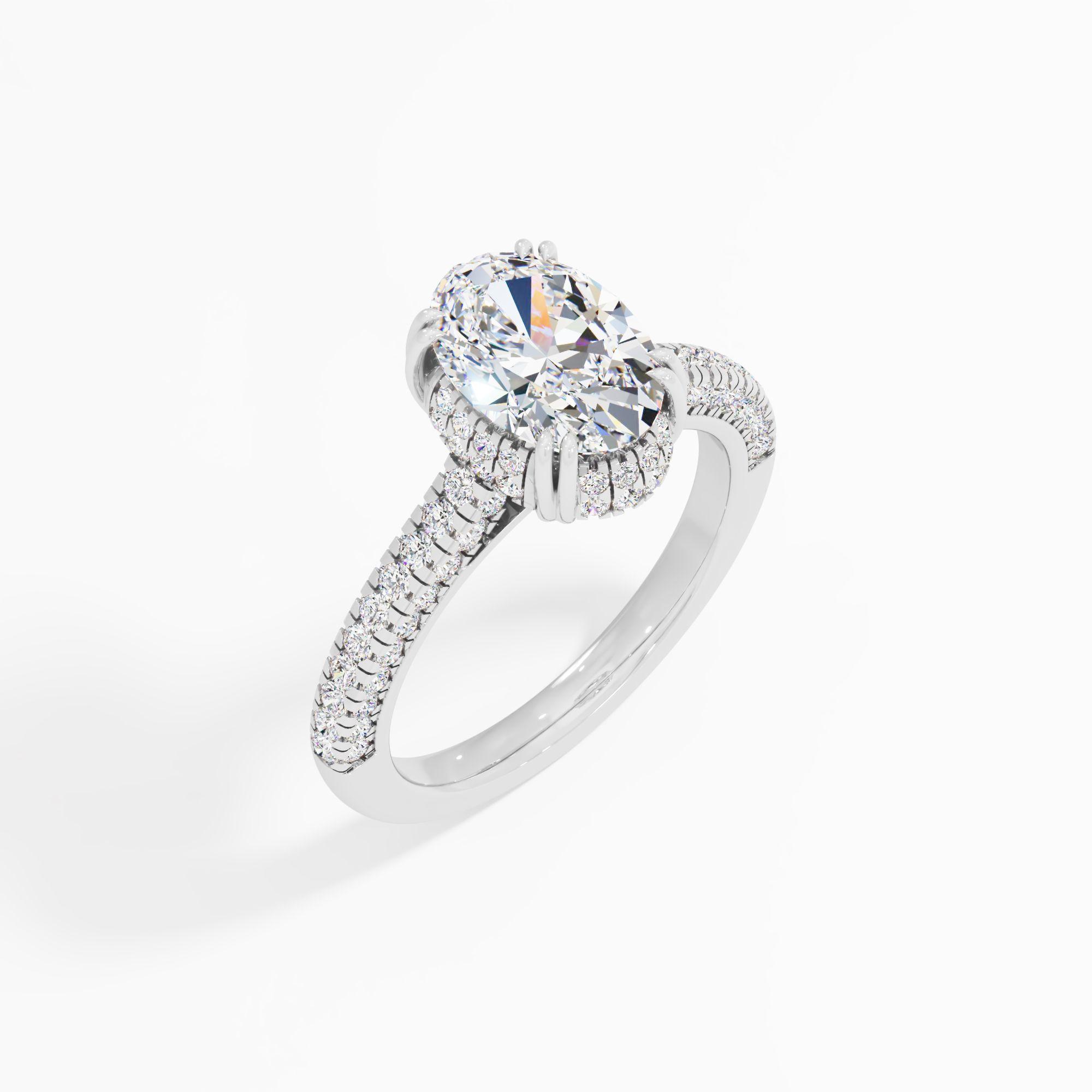 Garden Hush Solitaire Engagement Ring