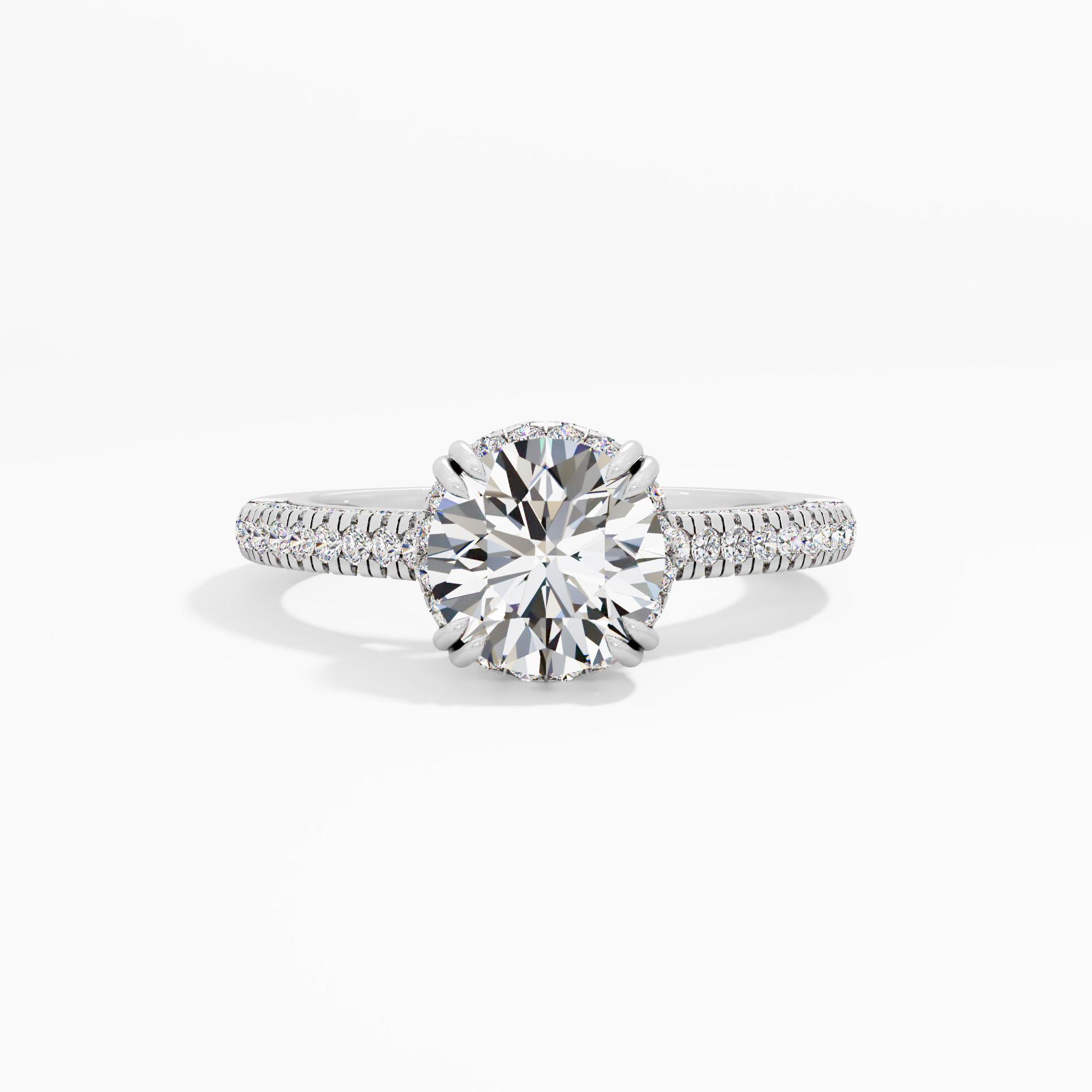 Garden Hush Solitaire Engagement Ring