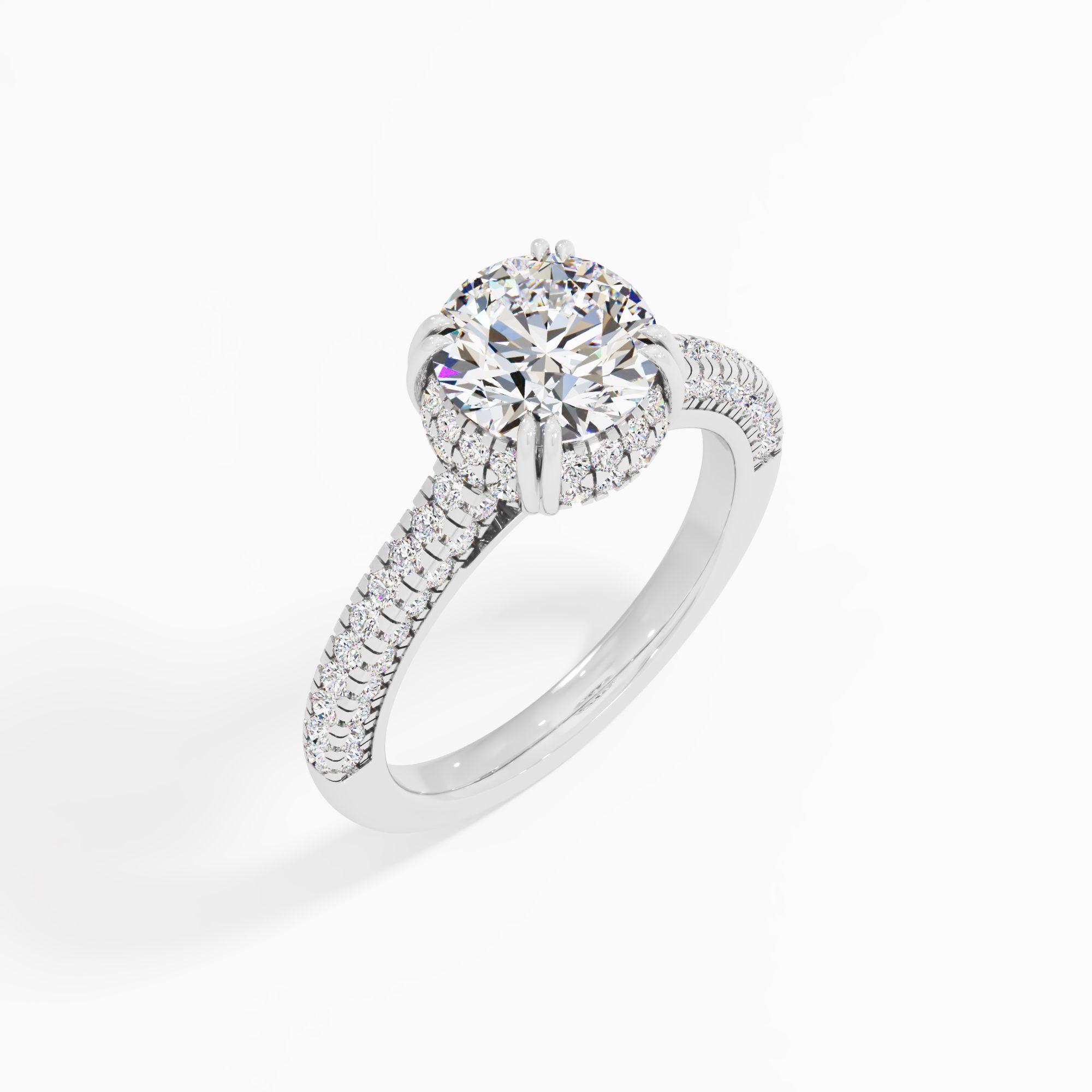 Garden Hush Solitaire Engagement Ring
