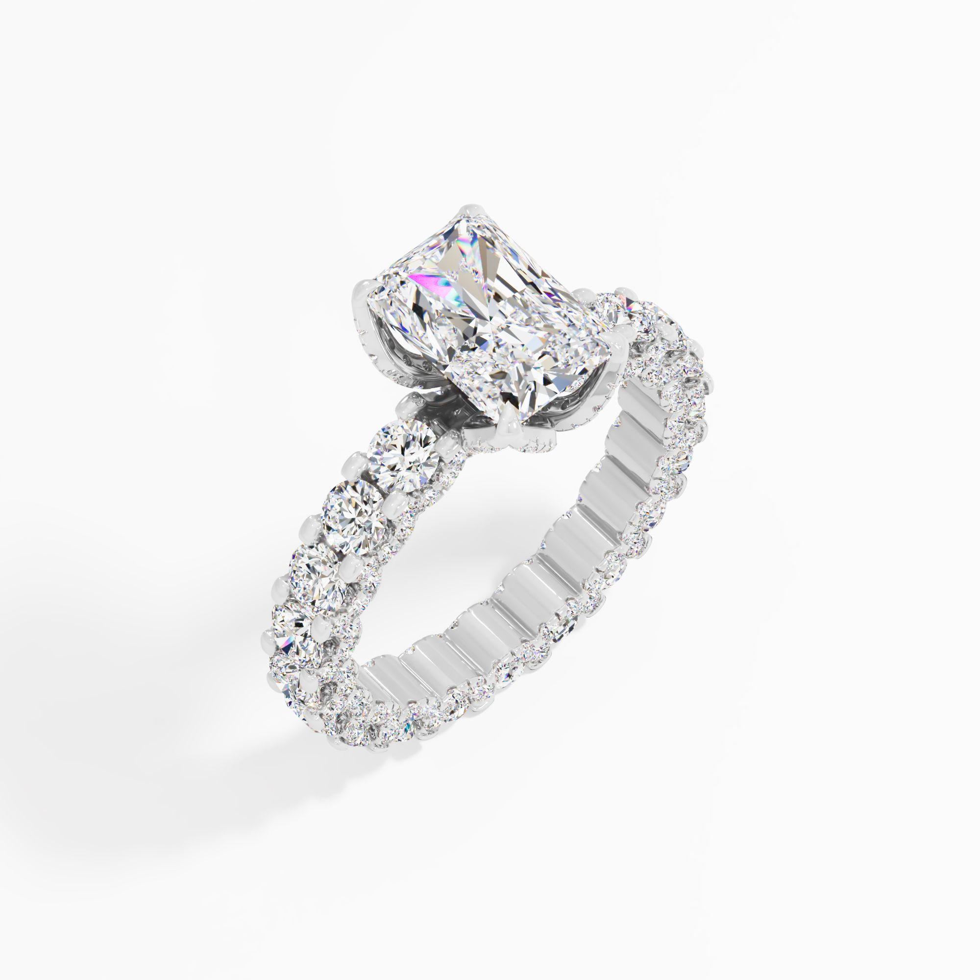 Angelbud Shine Solitaire Engagement Ring