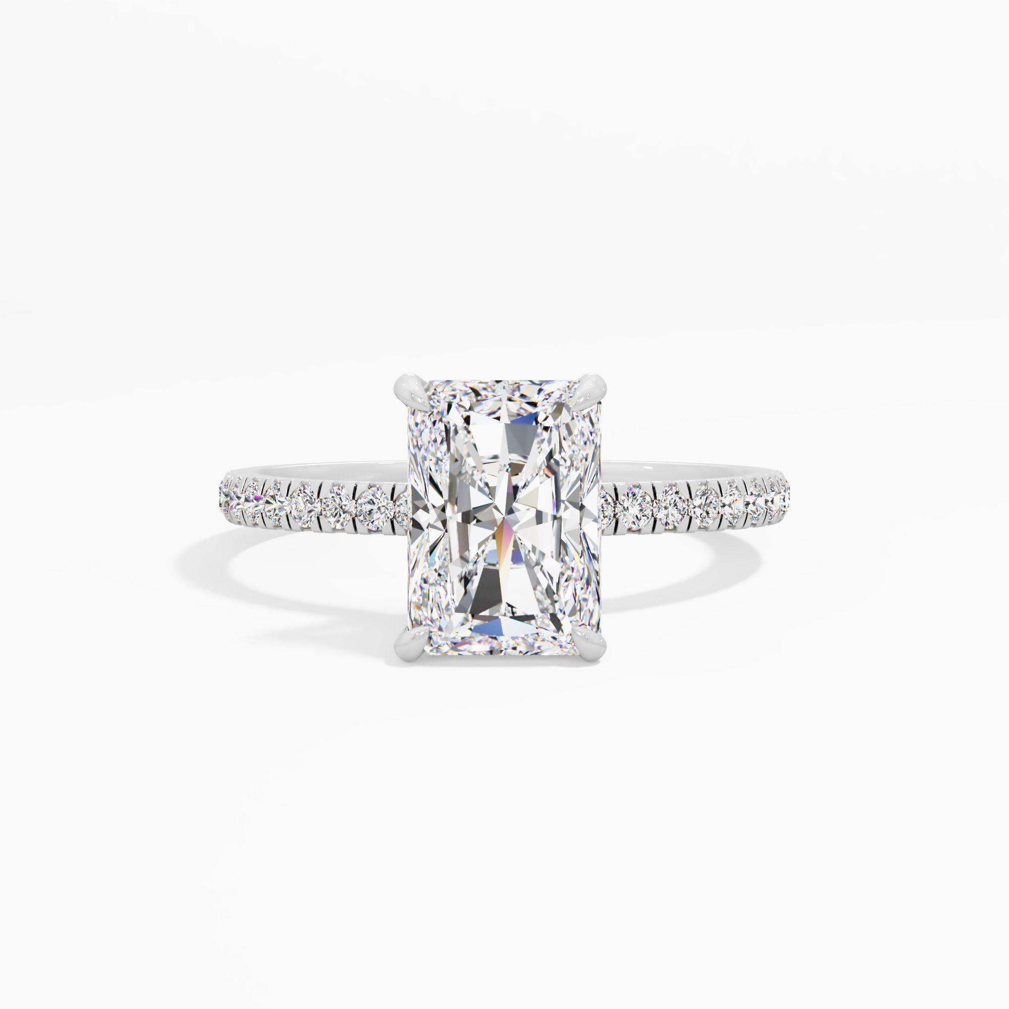 Pearline Shine Solitaire Engagement Ring