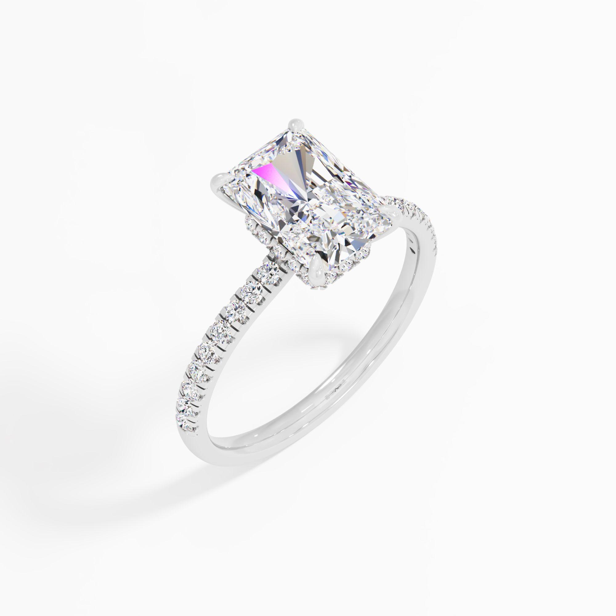 Pearline Shine Solitaire Engagement Ring