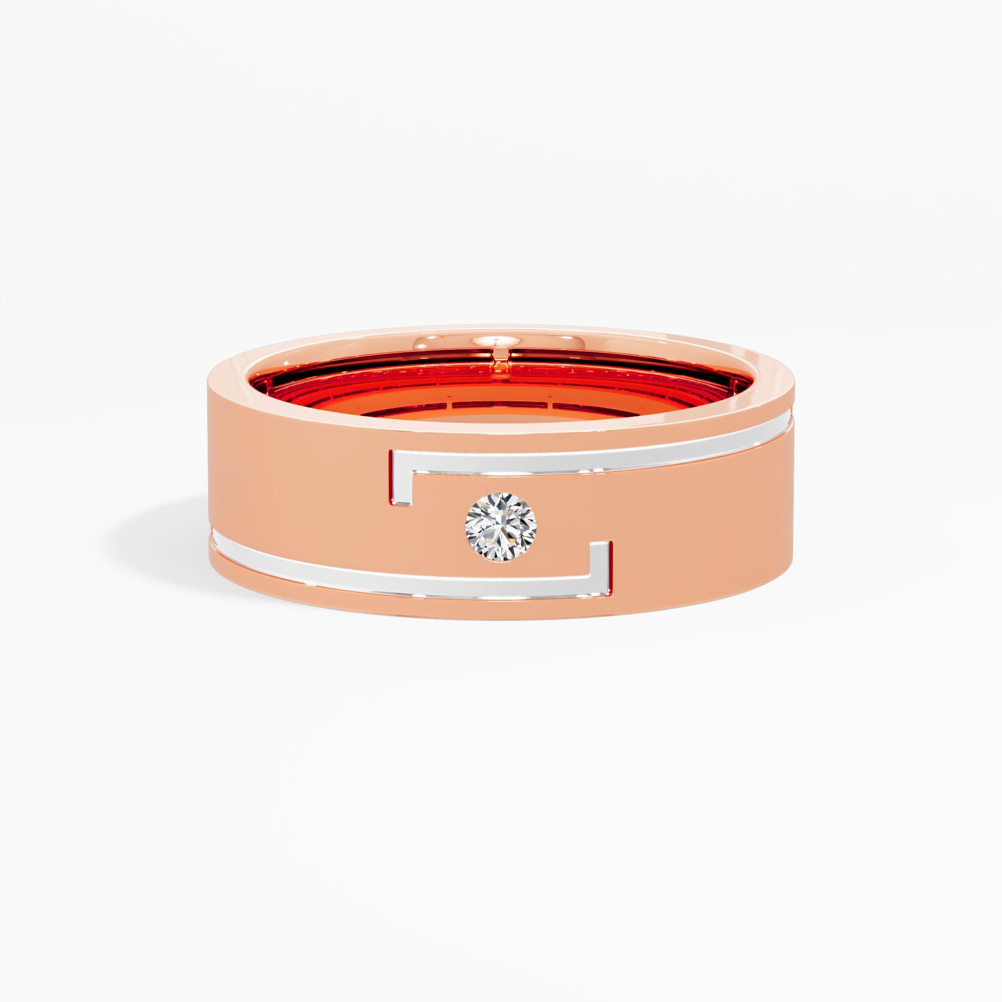 Pathline Diamond Gents Ring