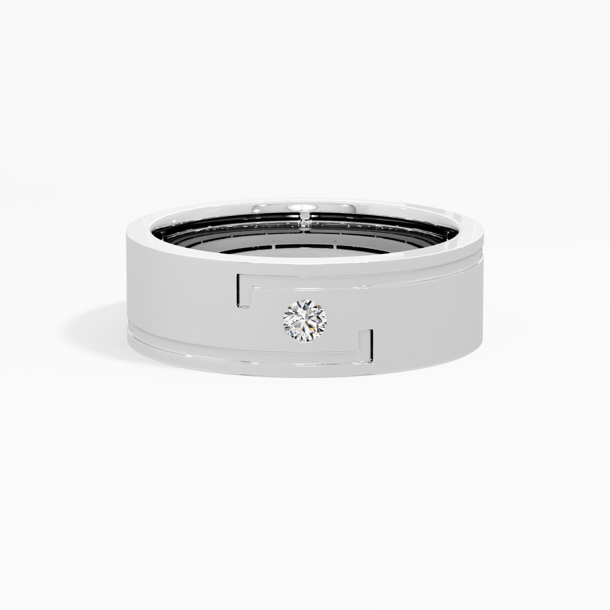 Pathline Diamond Gents Ring