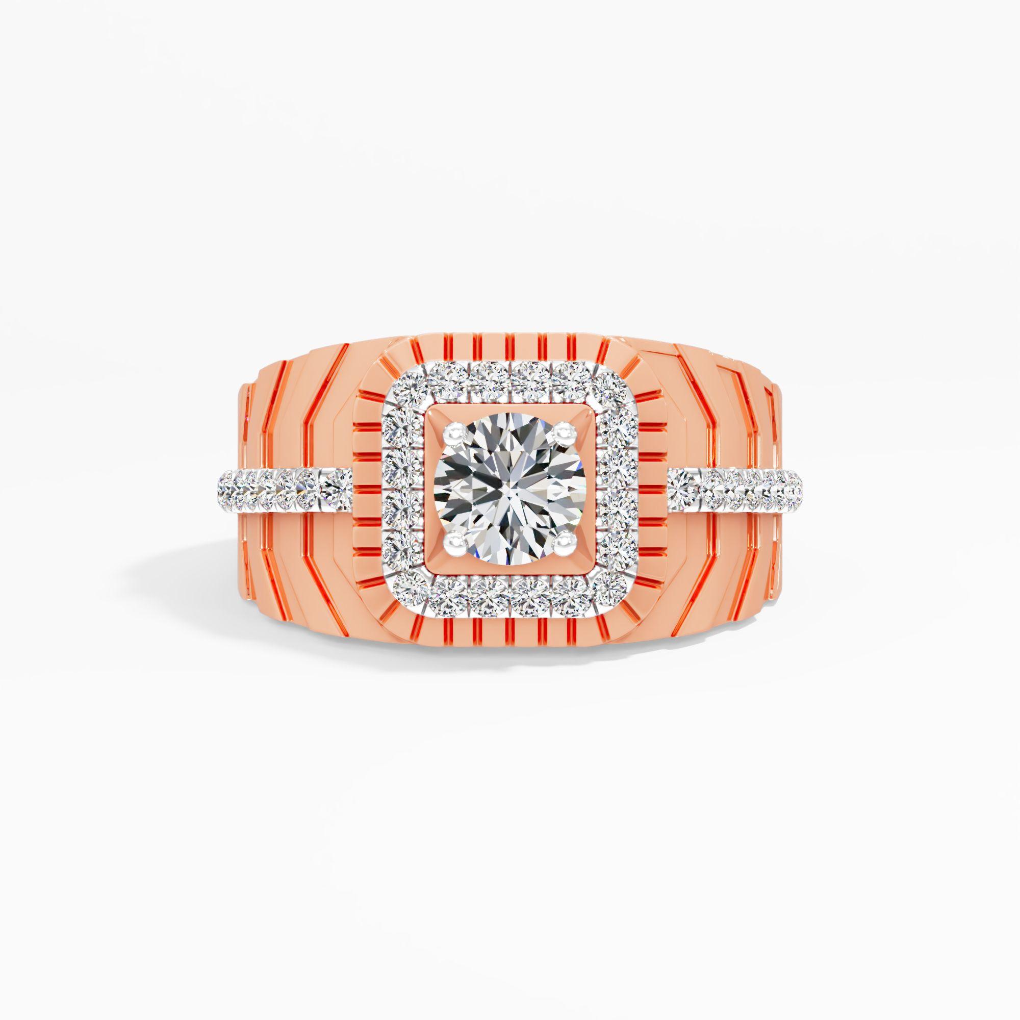 Bold Legacy Square Halo Ring