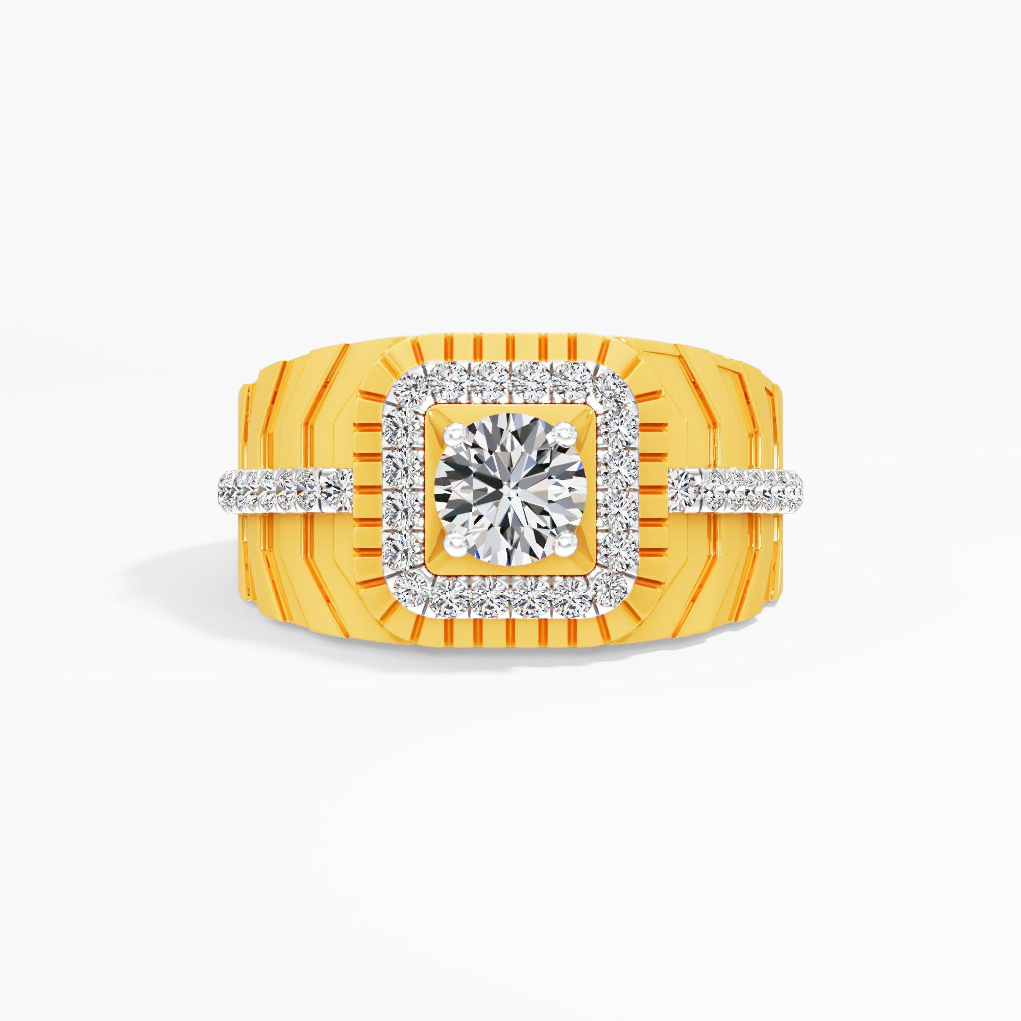 Bold Legacy Square Halo Ring