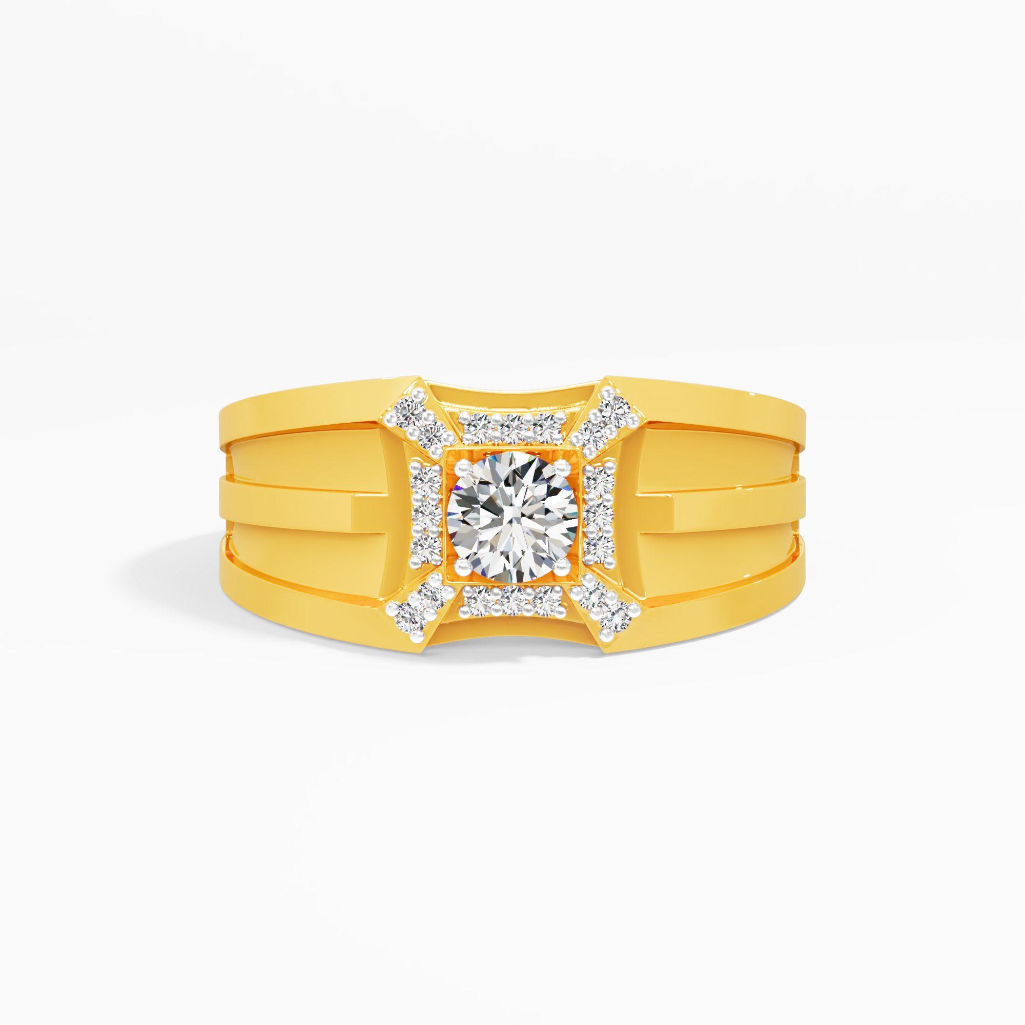 TriForge Crown Diamond Ring