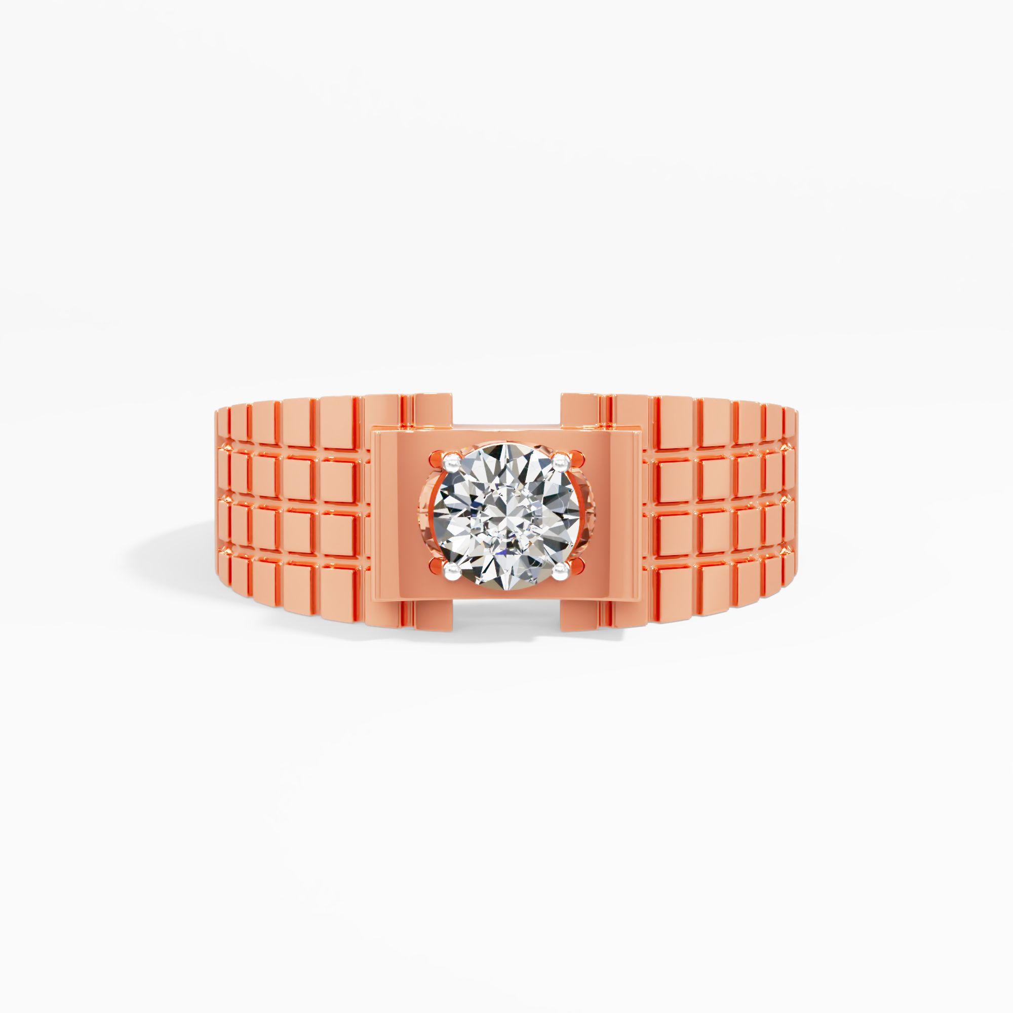 Gridlink Apex Diamond Ring
