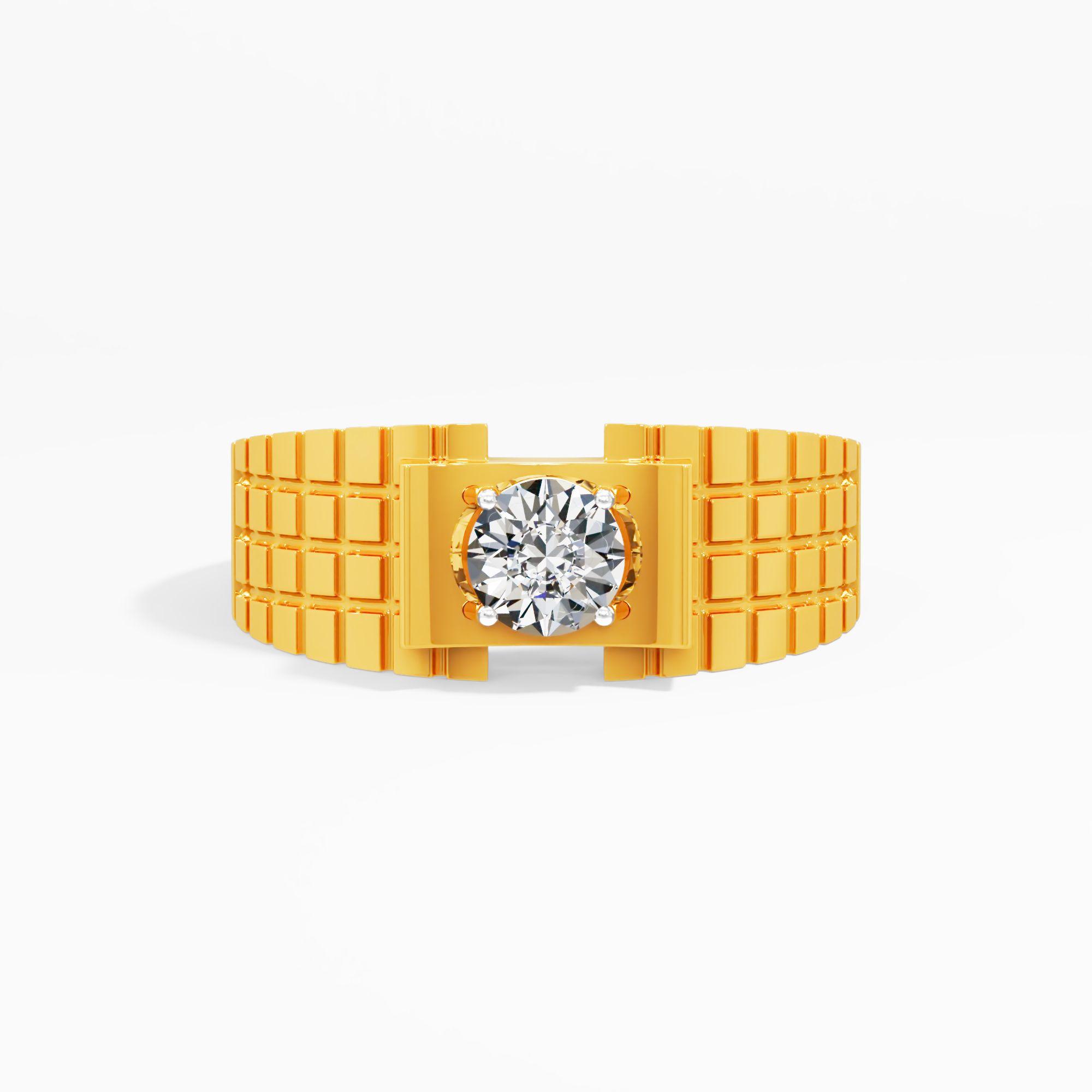 Gridlink Apex Diamond Ring