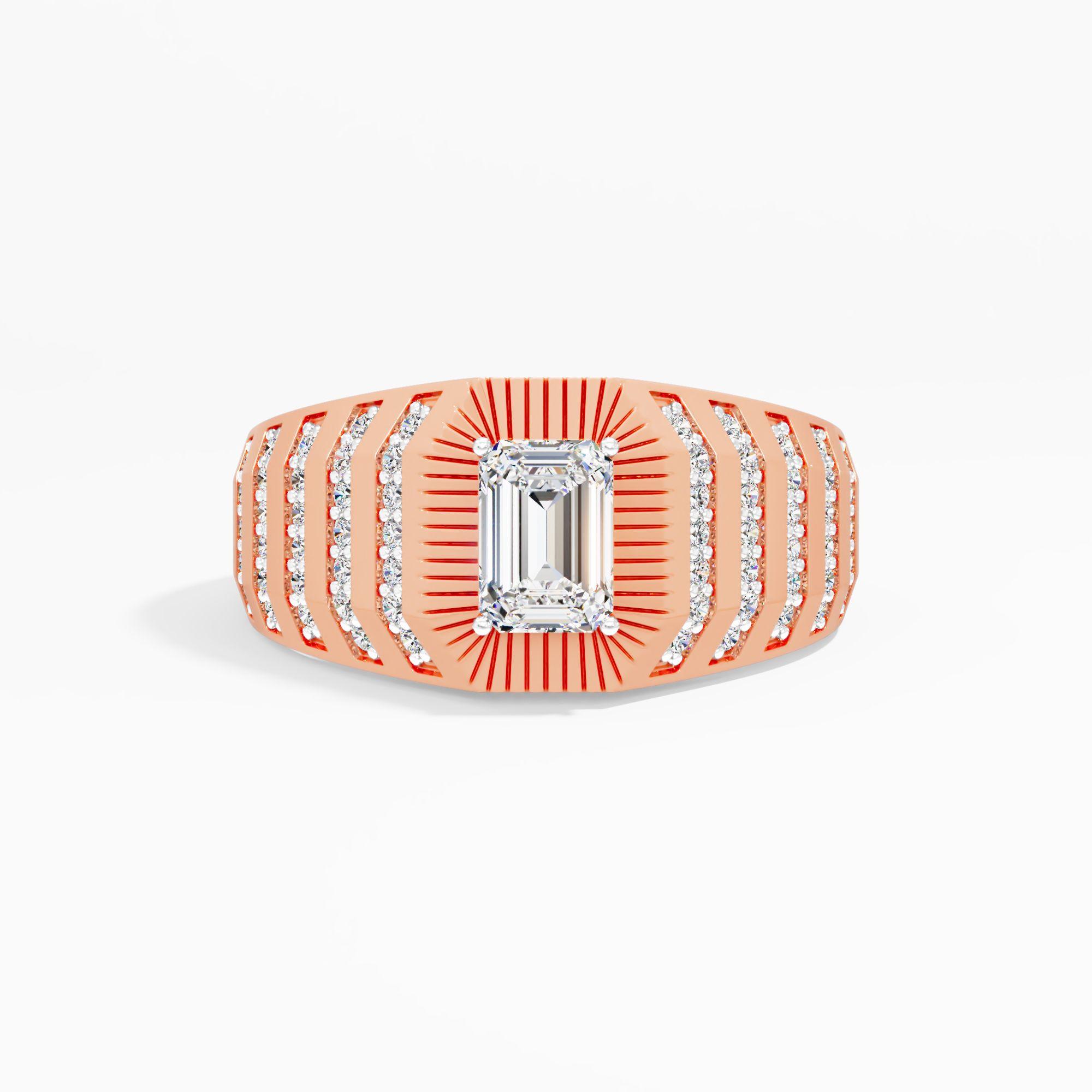 Sunburst Diamond Ring