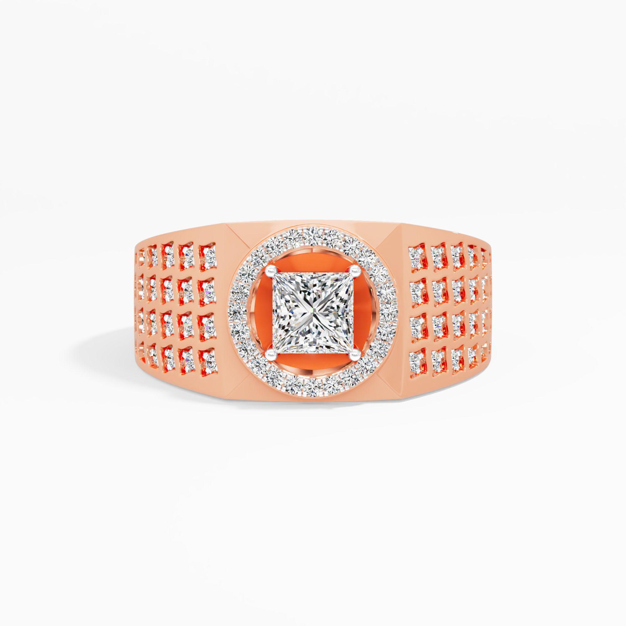 Celestial Lattice Crown Ring