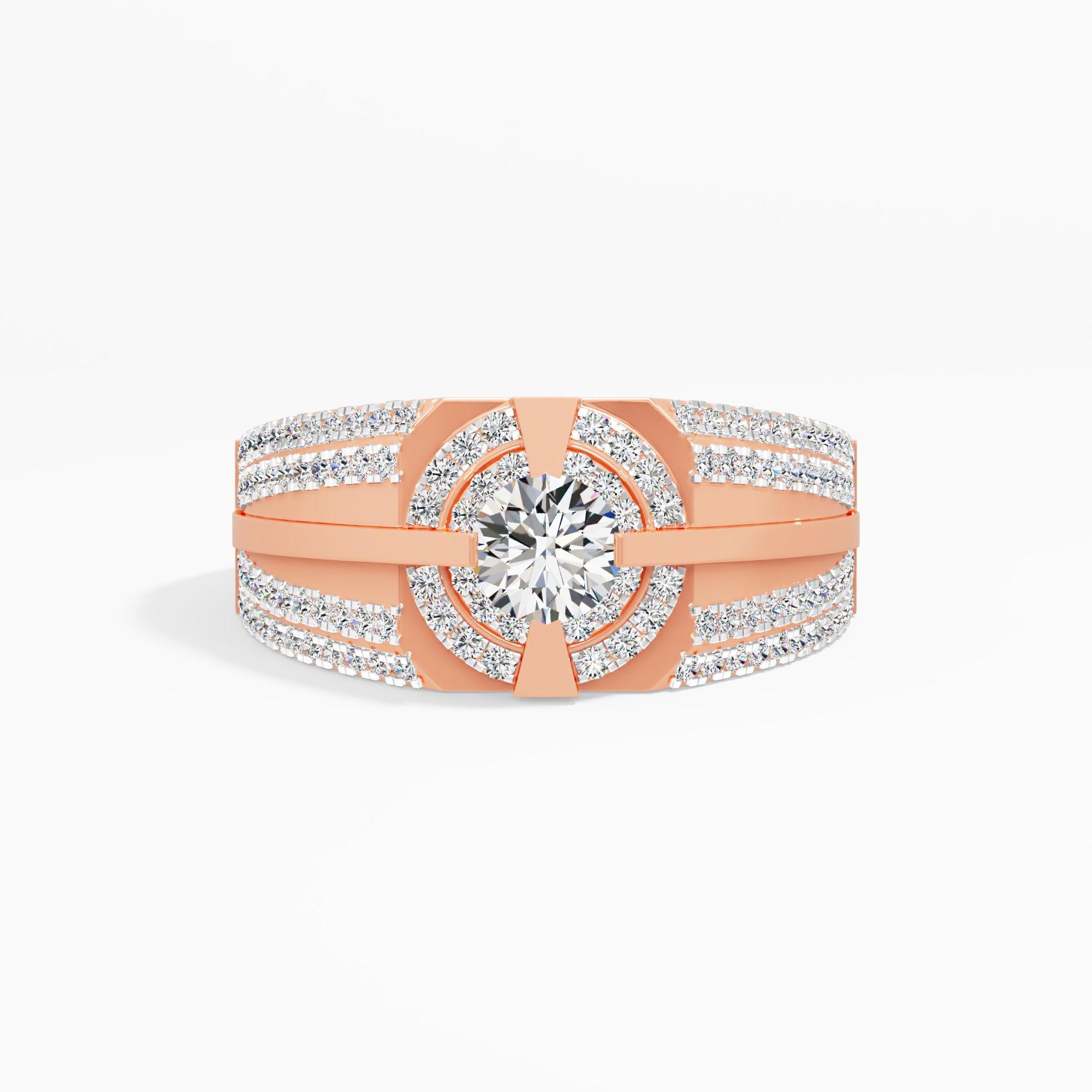 Cosmic Convergence Diamond Ring