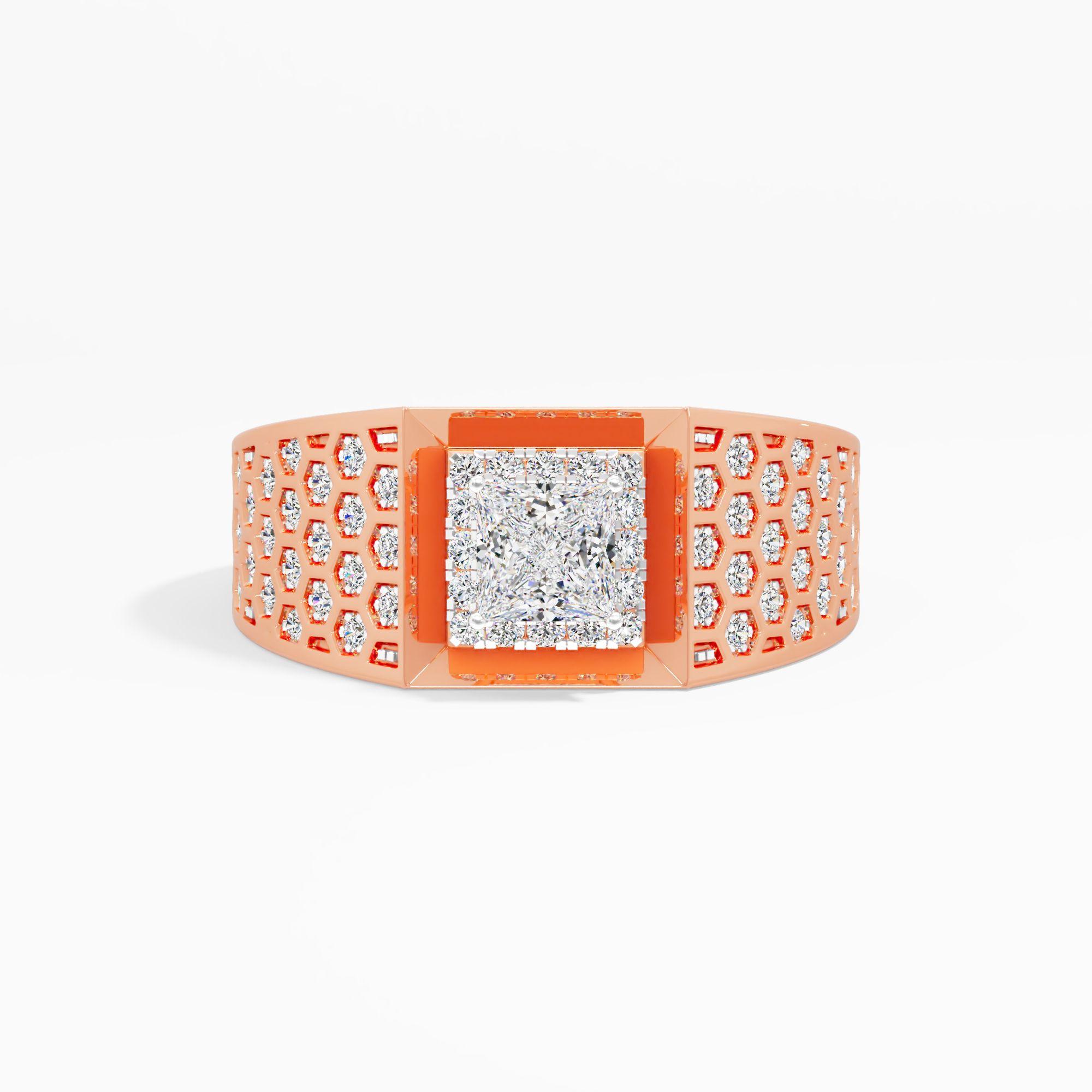 HexaCore Cluster Diamond Band