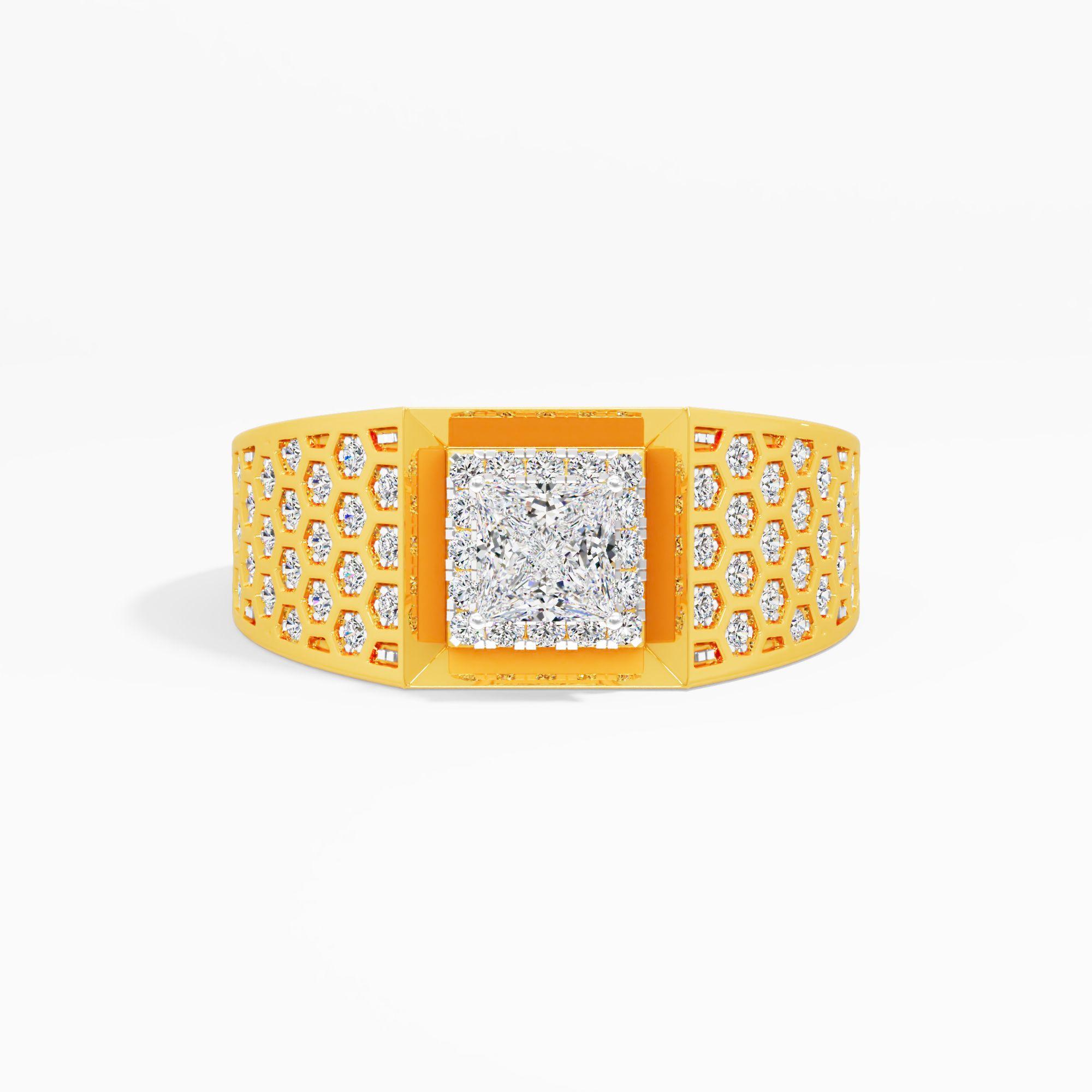 HexaCore Cluster Diamond Band
