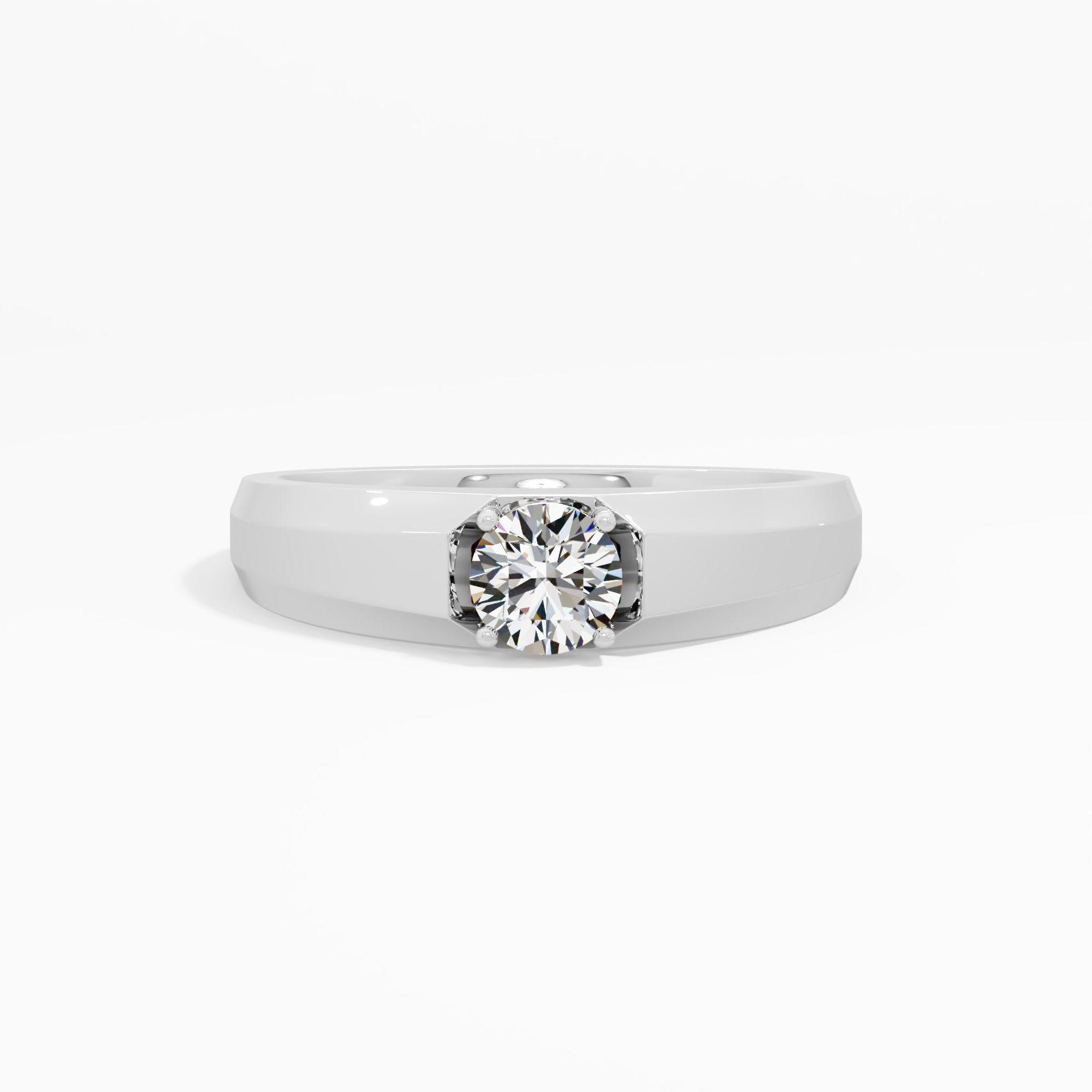 Solo Essence Round Solitaire Ring