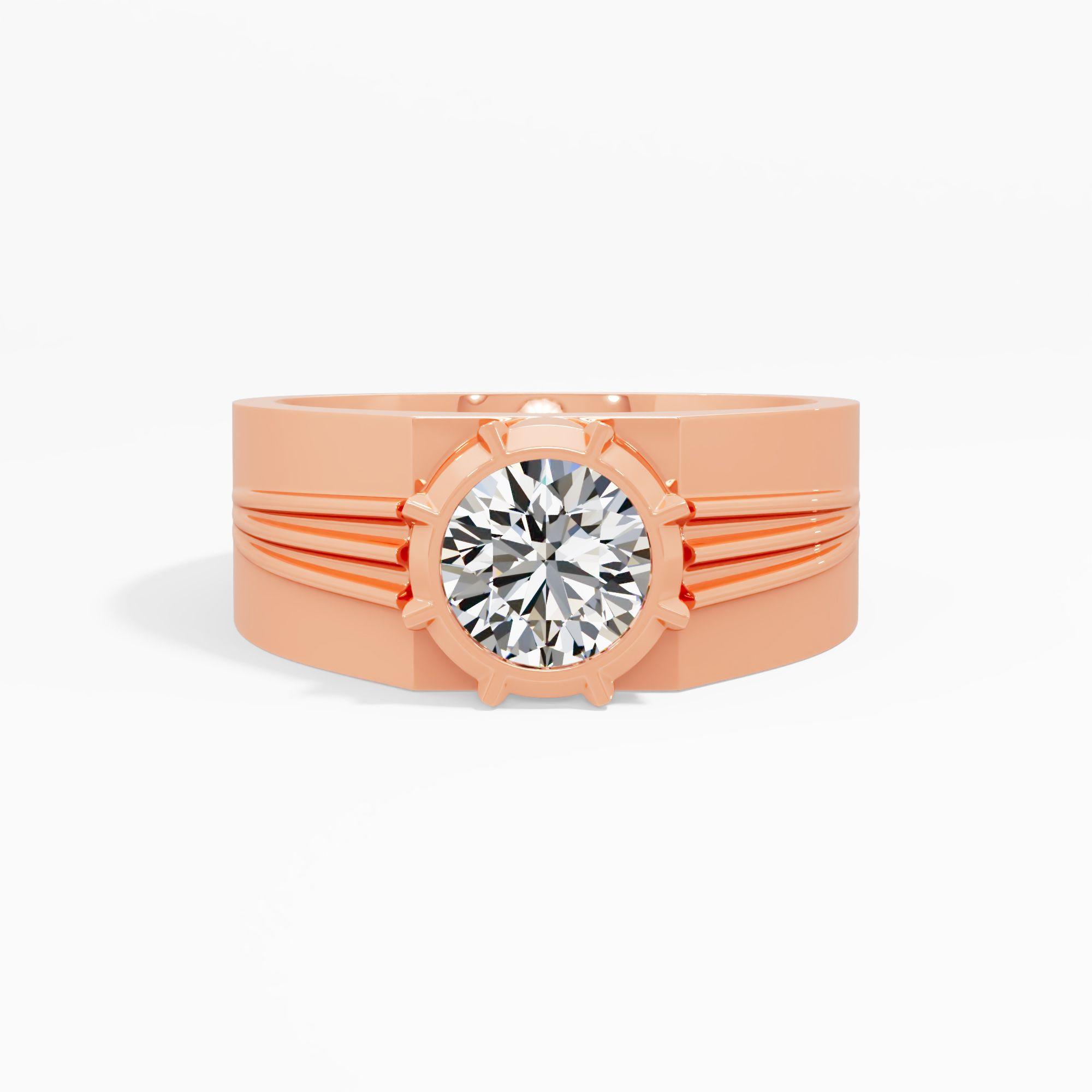 The Sunstone Solitaire Ring