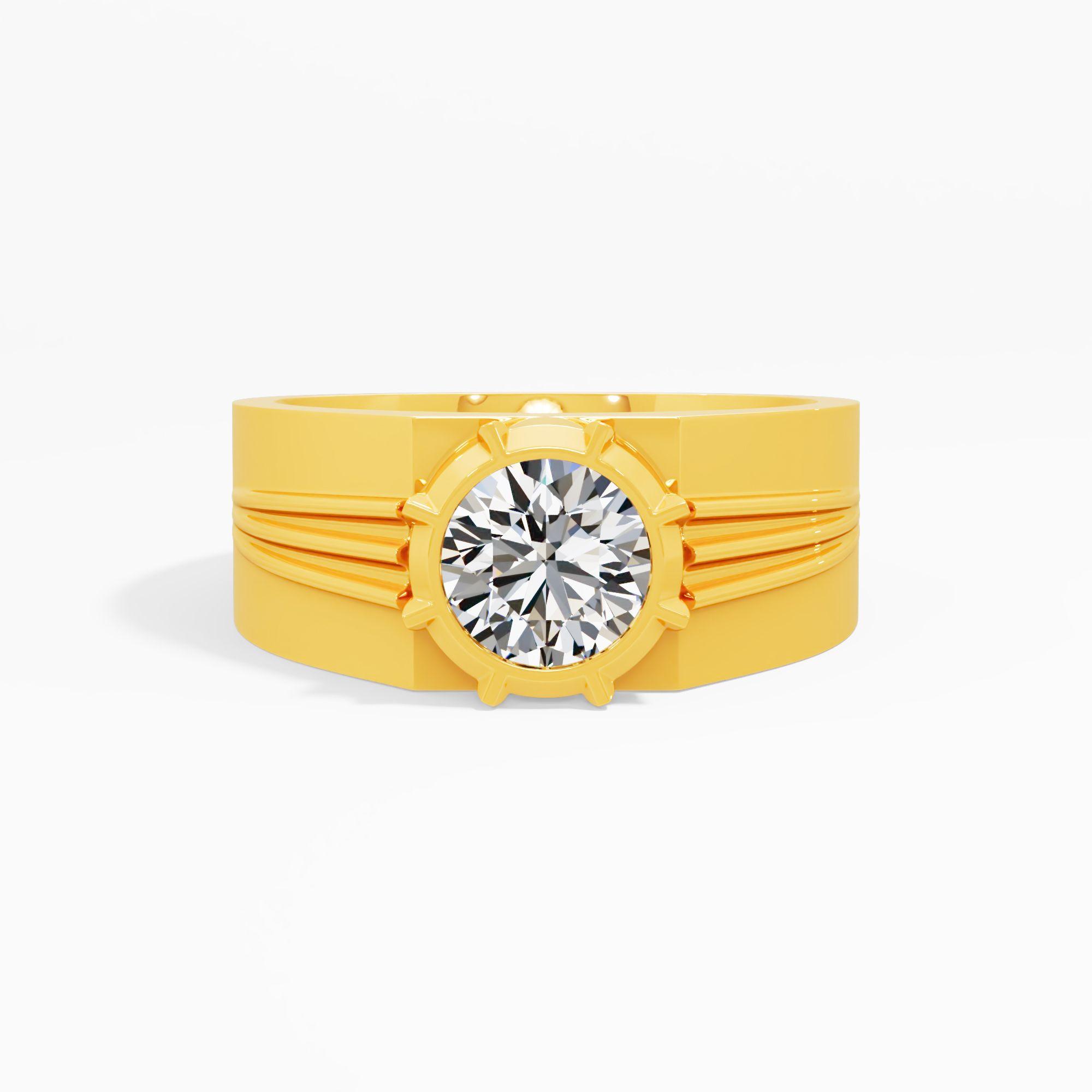 The Sunstone Solitaire Ring