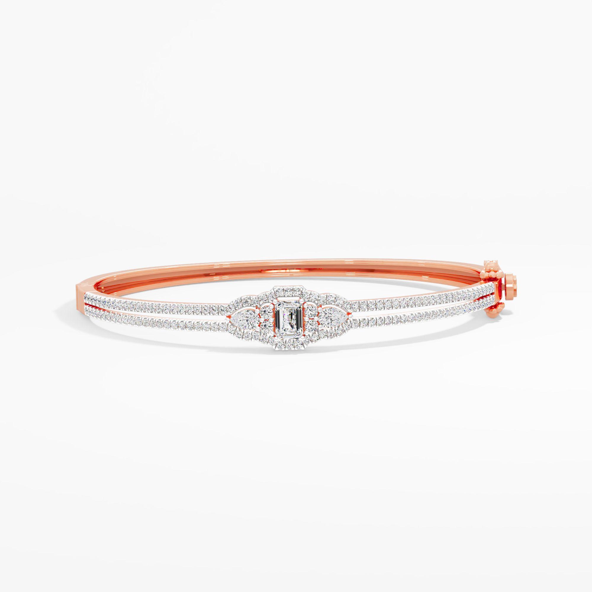 Aurora Grace Solitaire Oval Bangle