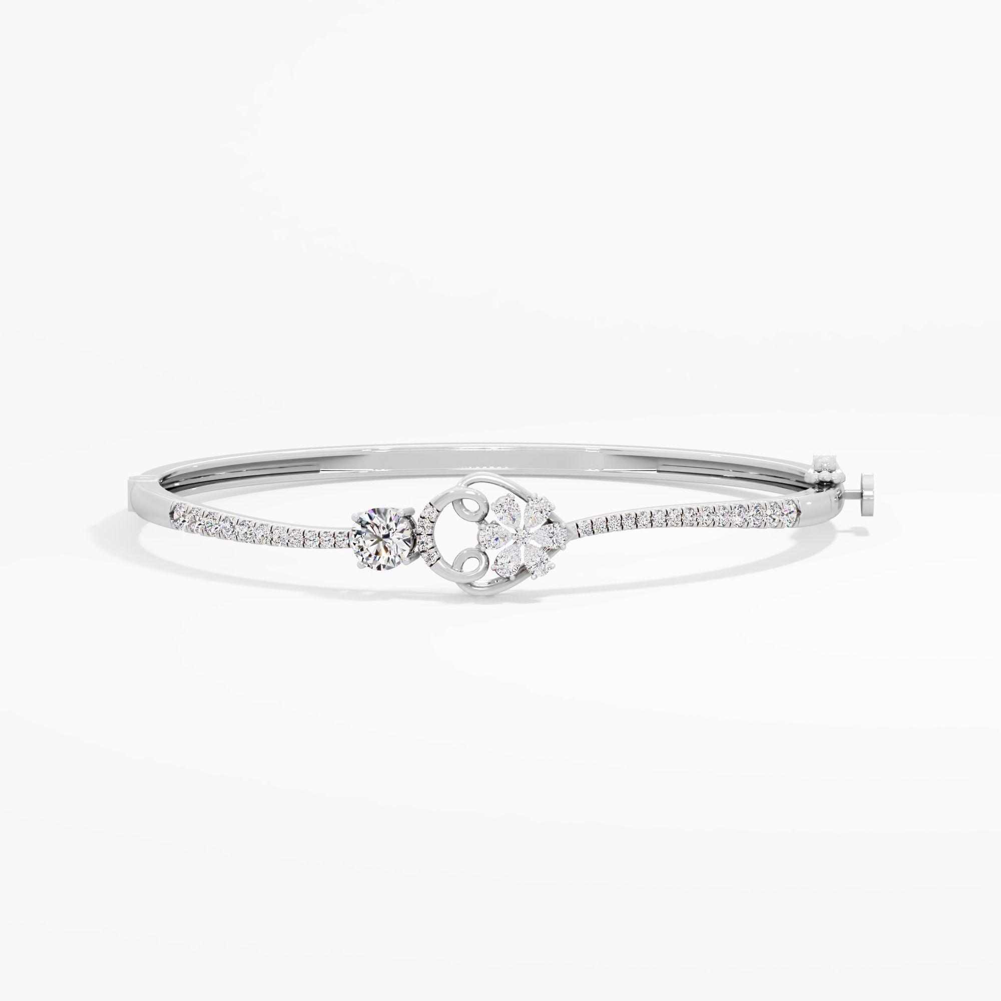 Lyric Solitaire Diamond Bracelet