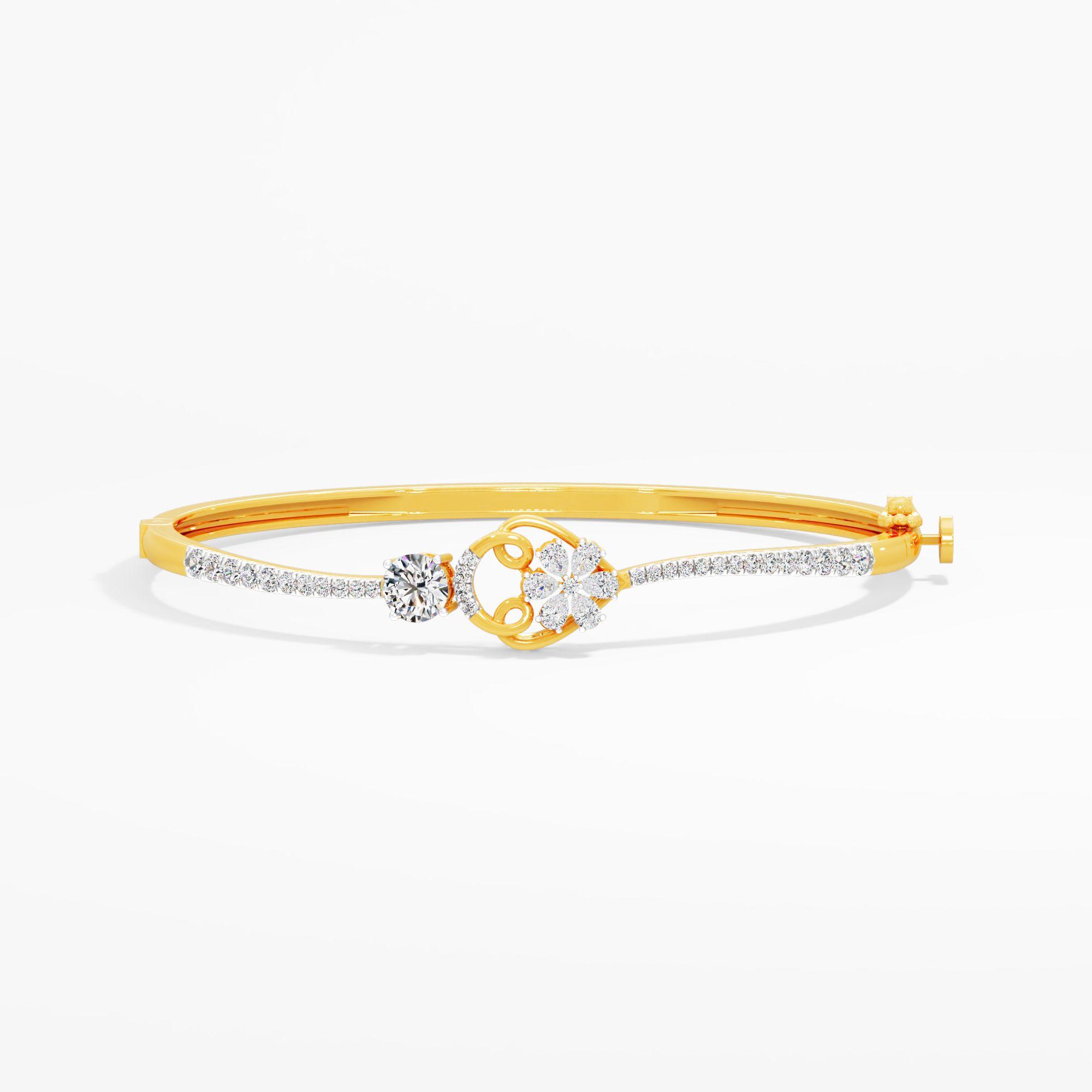 Lyric Solitaire Diamond Bracelet