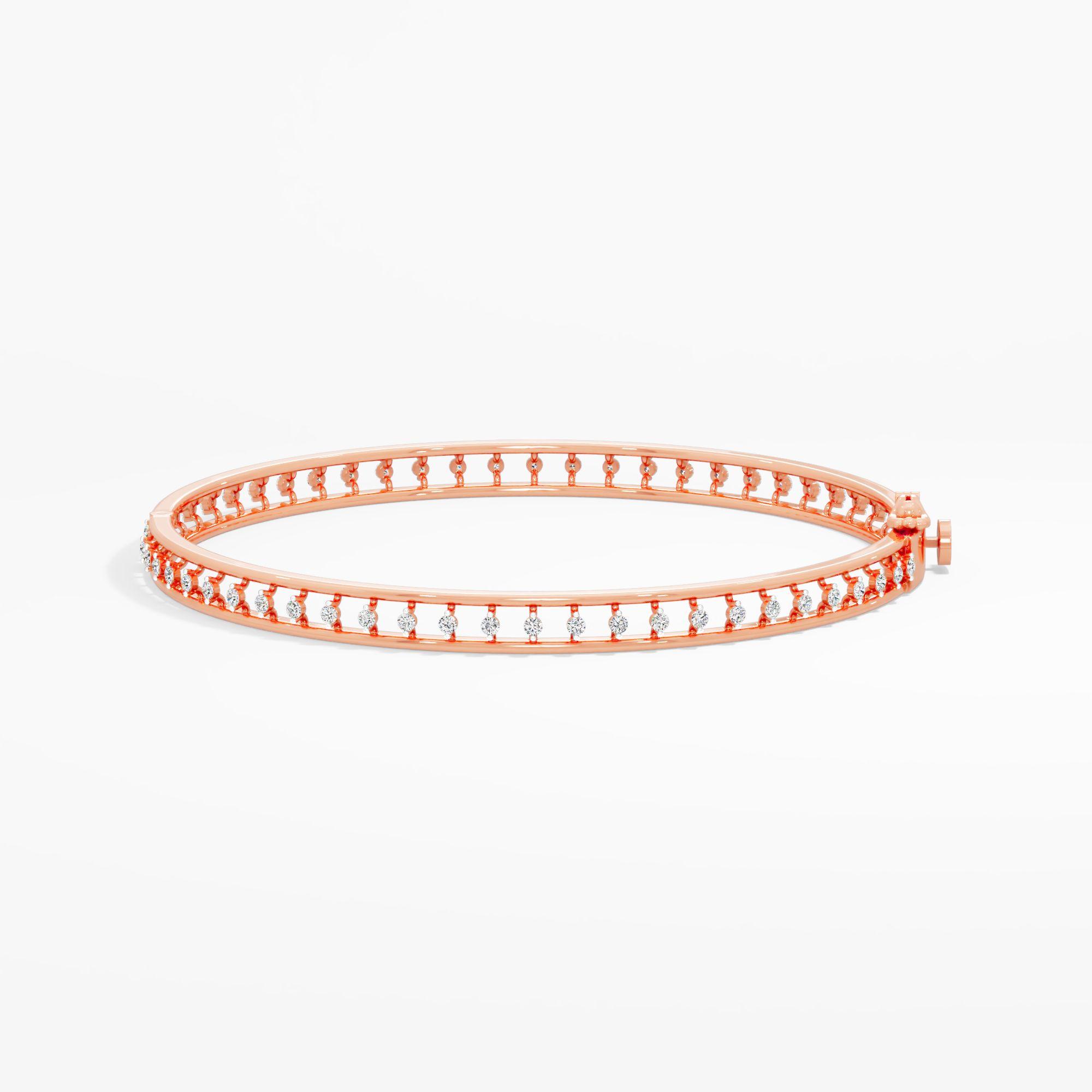 Luminous Axis Diamond Bracelet