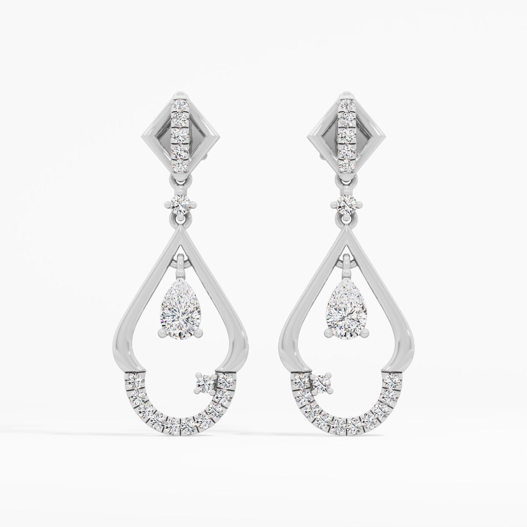 Dewdrop Swing Dangle Earrings