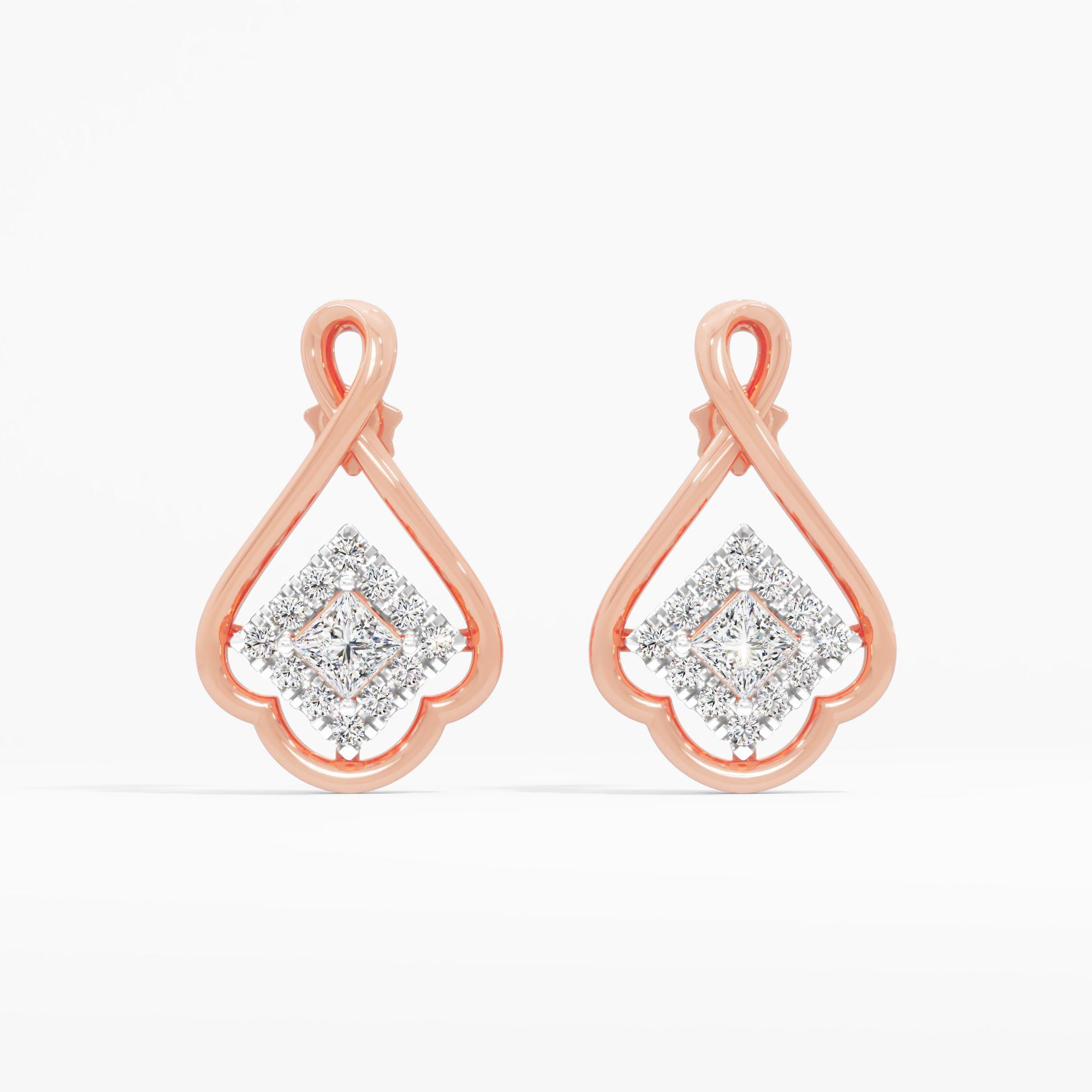 Luminous Knot Drop Earrings