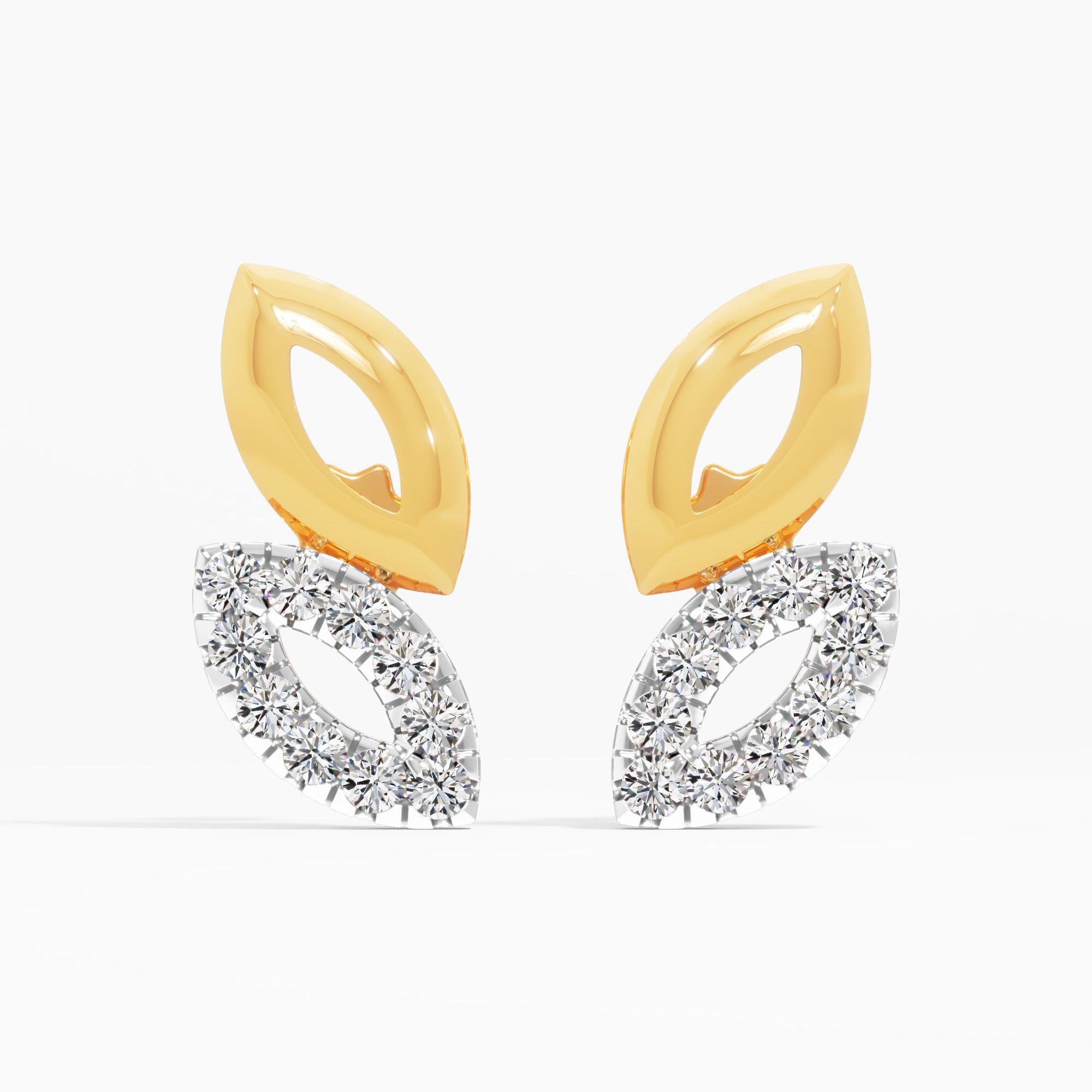 Marquise Dual Stud Earrings