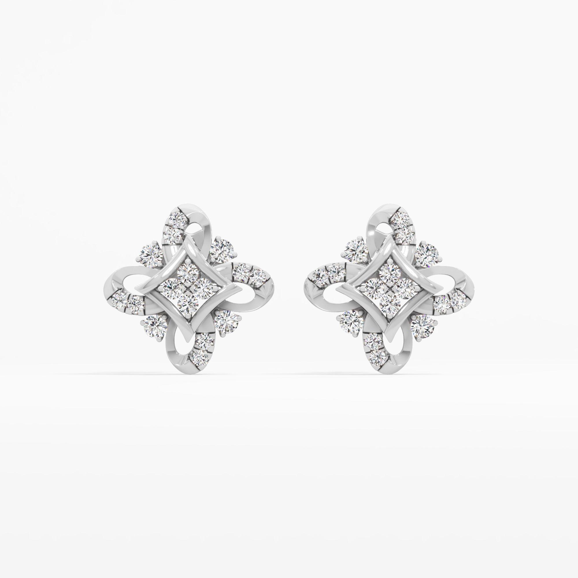 Royal Clover Princess Stud Earrings