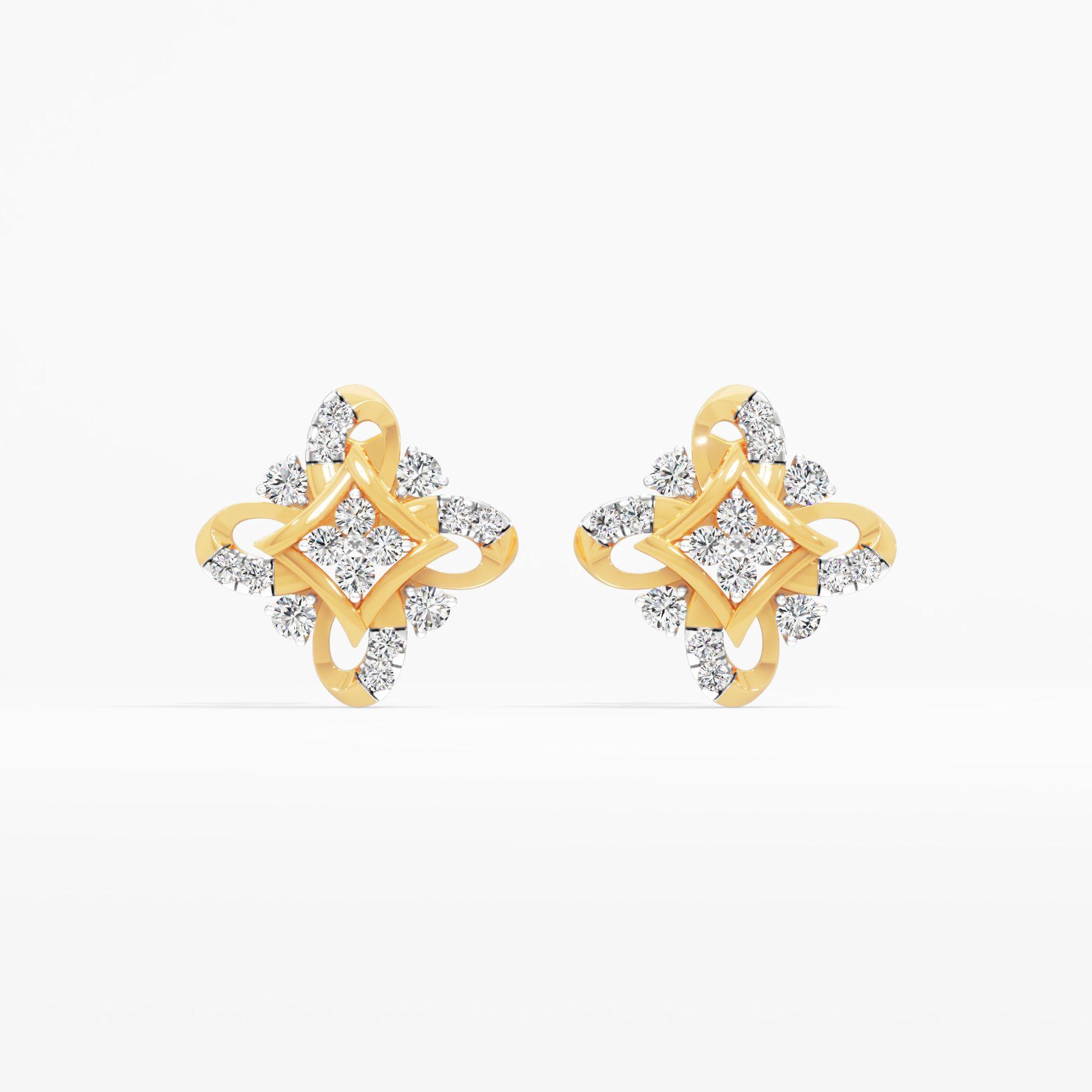 Royal Clover Princess Stud Earrings