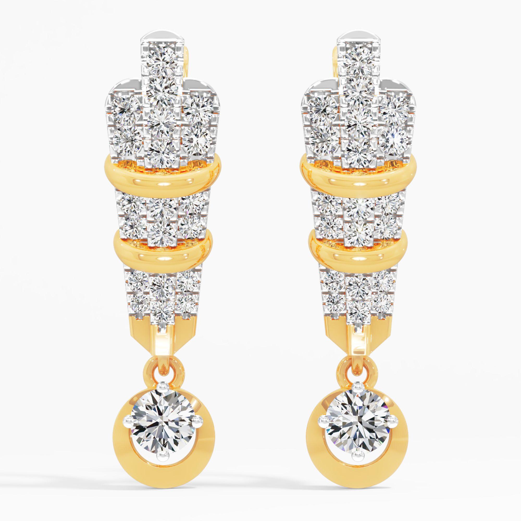 Royal Scepter Drop Earrings