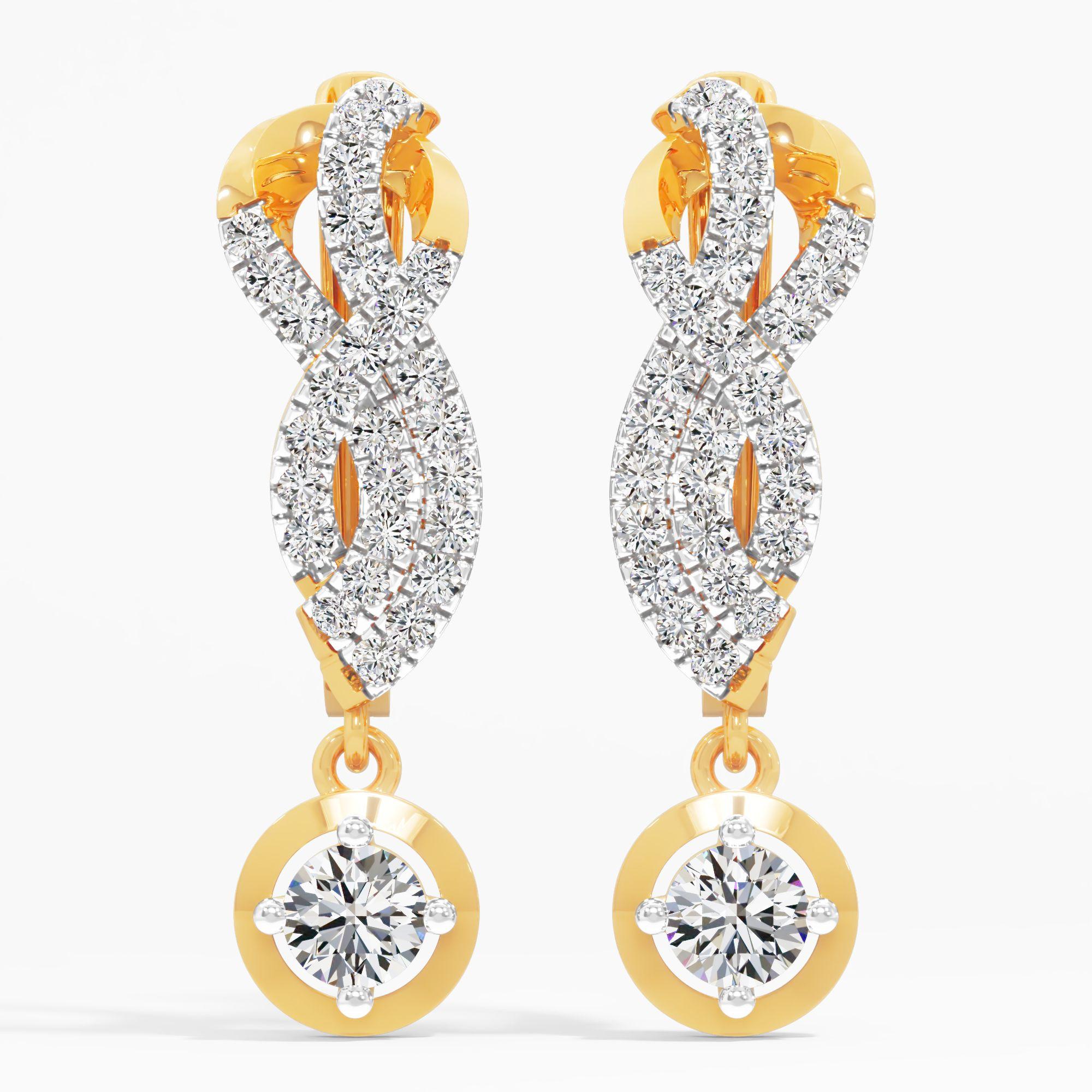Luxe Infinity Drop Earrings