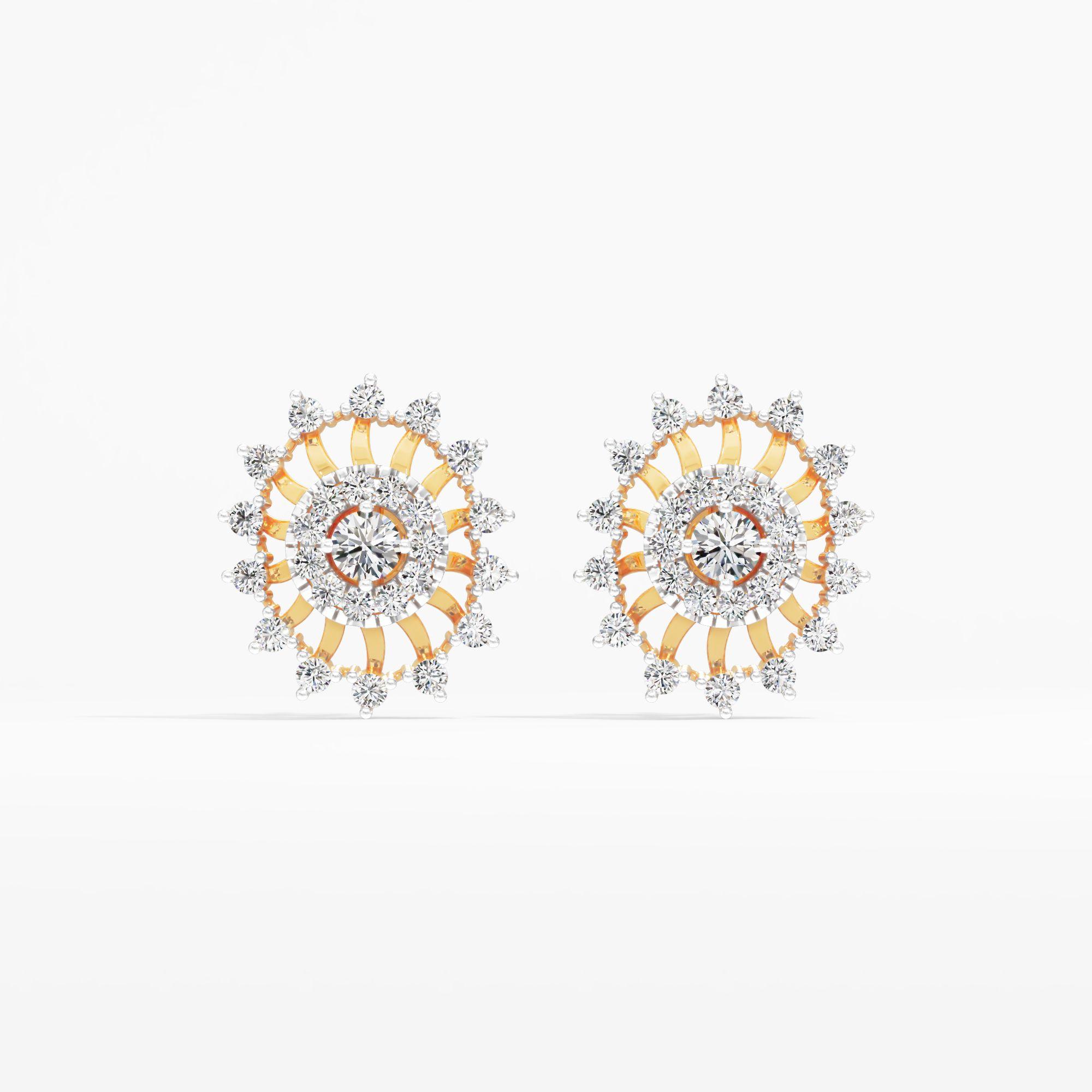 Surya Chakra Stud Earrings