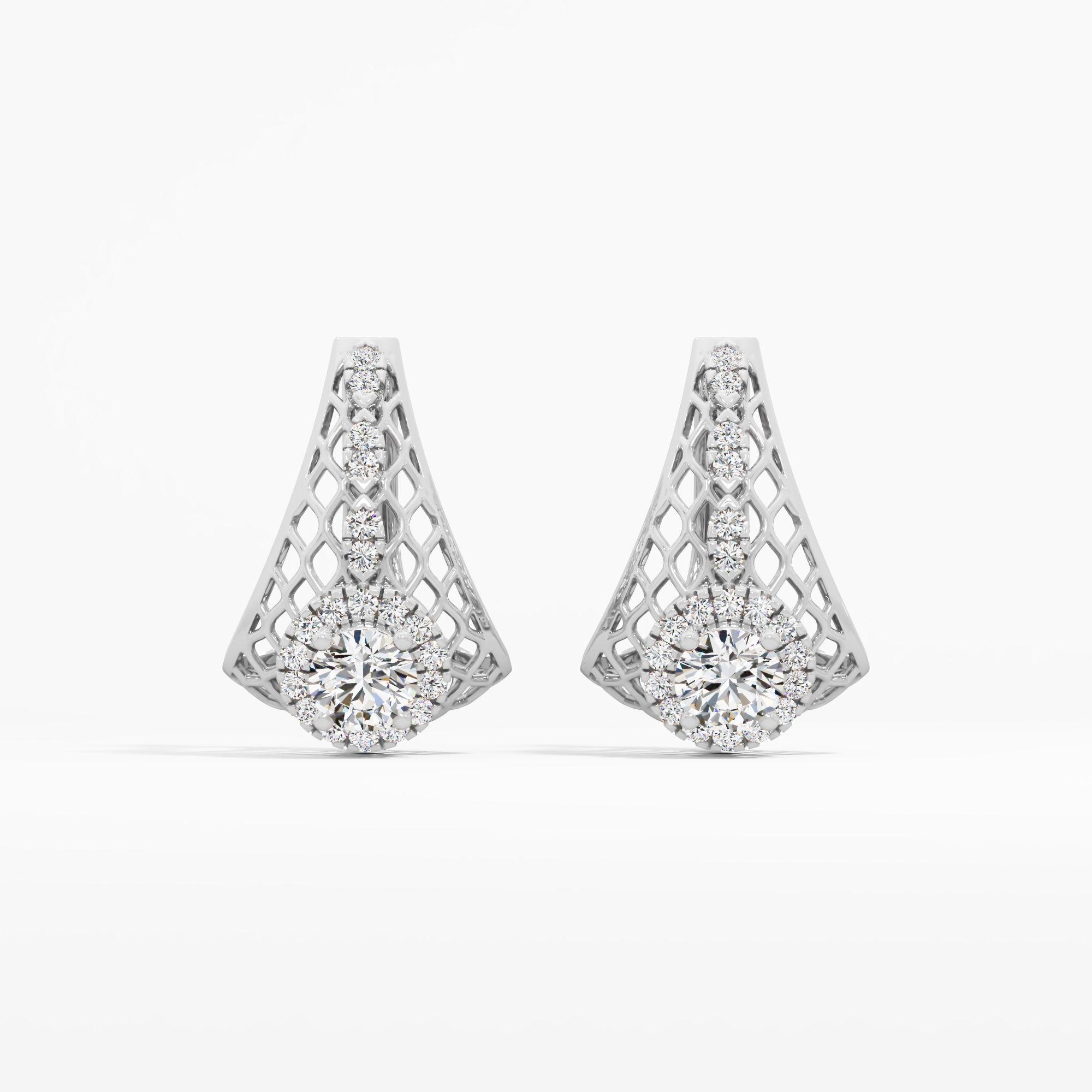 Arbor Trellis Huggie Earrings