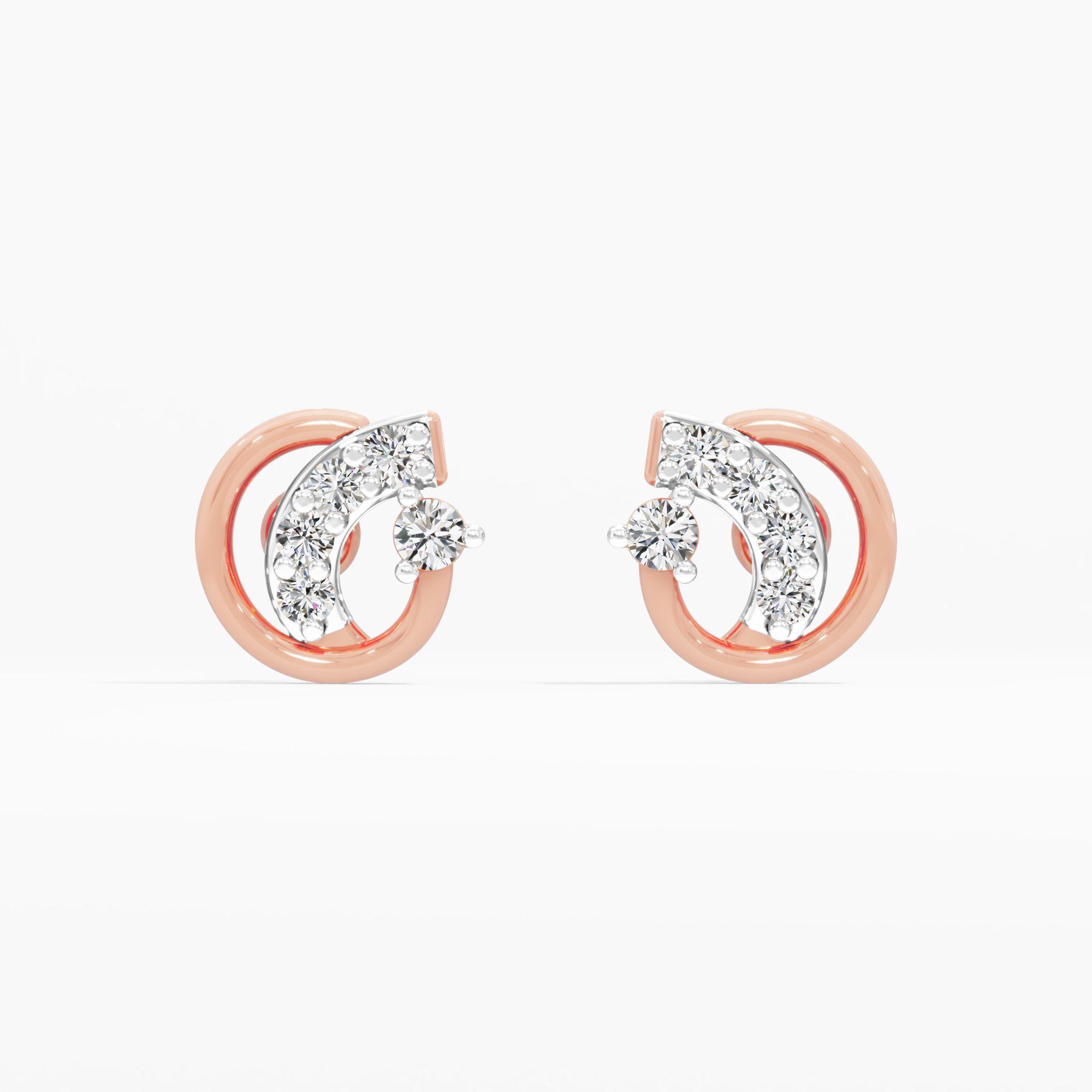 Orbit Gleam Stud Earrings