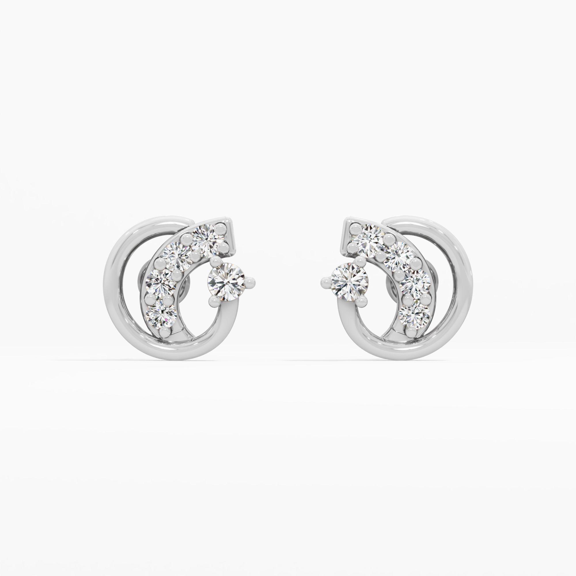 Orbit Gleam Stud Earrings
