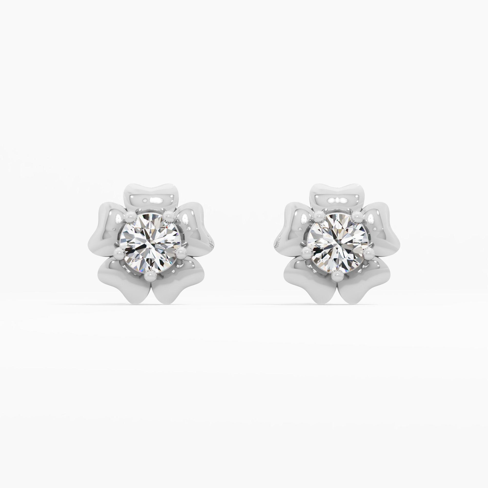 Sea Star Diamond Stud Earrings